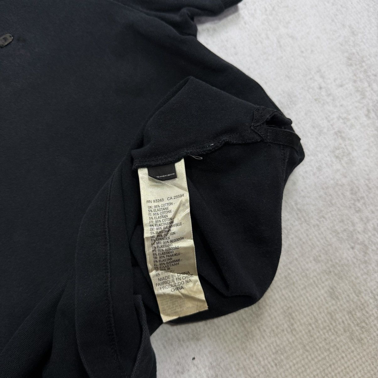 Diesel Diesel black zip poloshirt Size US M / EU 48-50 / 2 - 5 Thumbnail