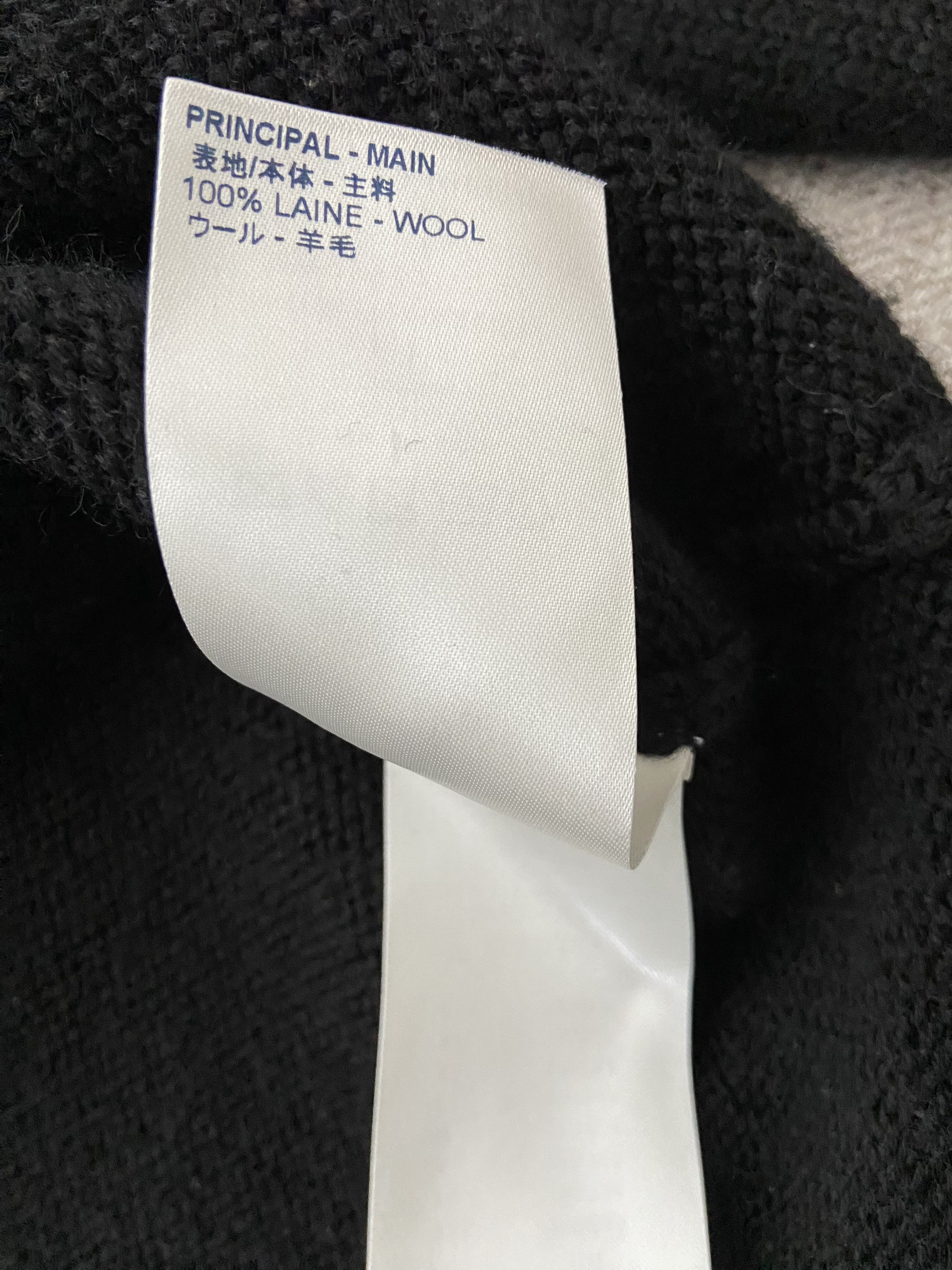 Louis Vuitton LOUIS VUITTON Barcode Wool Black Sweater by Virgil Size US S / EU 44-46 / 1 - 5 Thumbnail