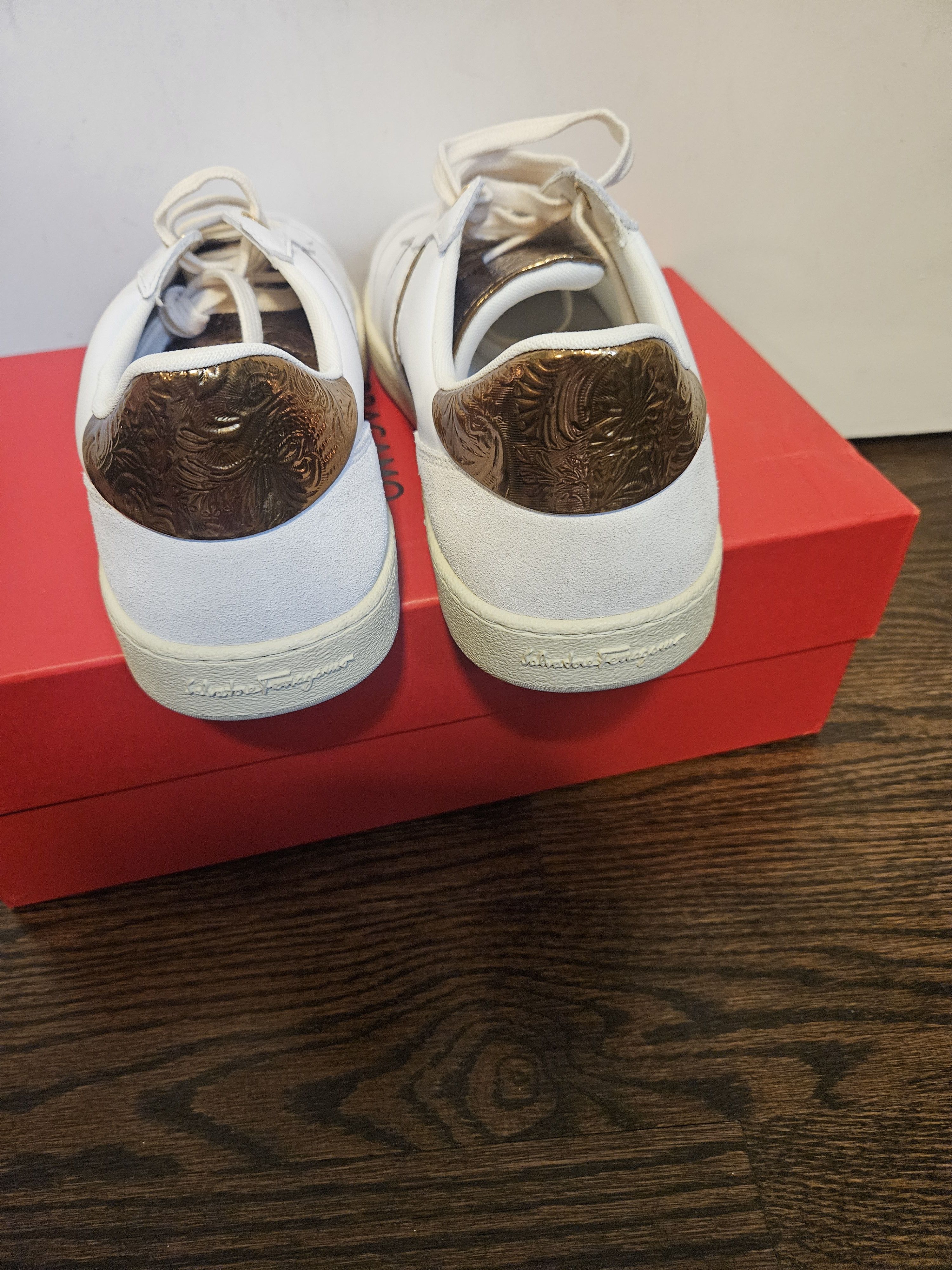 Salvatore Ferragamo Salvatore Ferragamo Achille 2 Leather Sneakers Size US 8.5 / EU 41-42 - 2 Thumbnail