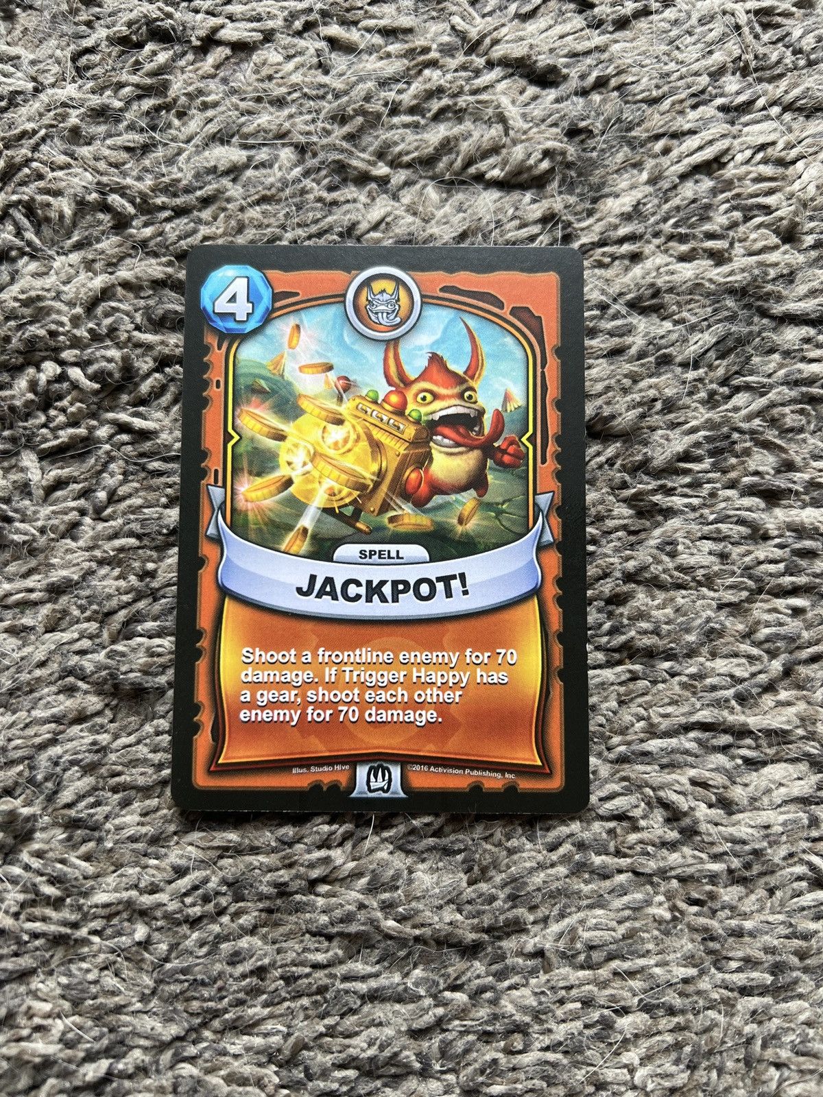 Hypebeast 2016 Activision Skylanders Battlecast Jackpot! Card Size ONE SIZE - 1 Thumbnail