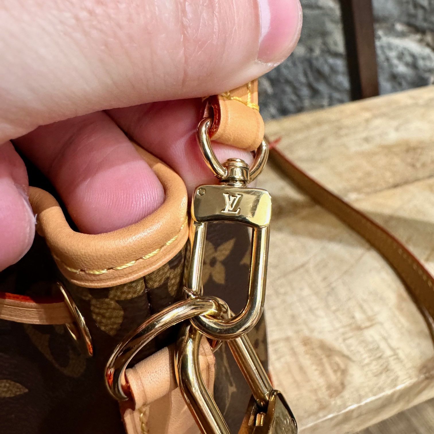 Louis Vuitton Louis Vuitton Monogram Nano Noe Crossbody Bucket Bag Size ONE SIZE - 8 Thumbnail