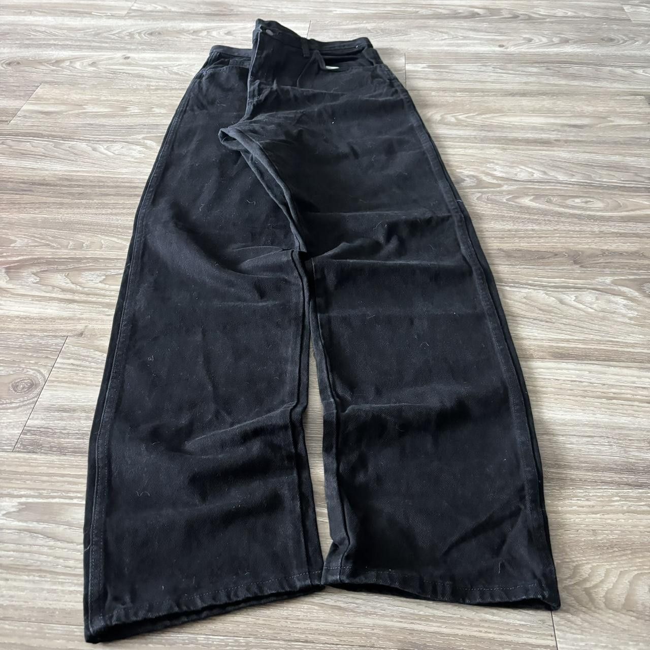 Vintage Crazy Vintage Y2K/2000s Grunge Black Baggy Denim Jeans! 36x38 Size US 36 / EU 52 - 3 Thumbnail