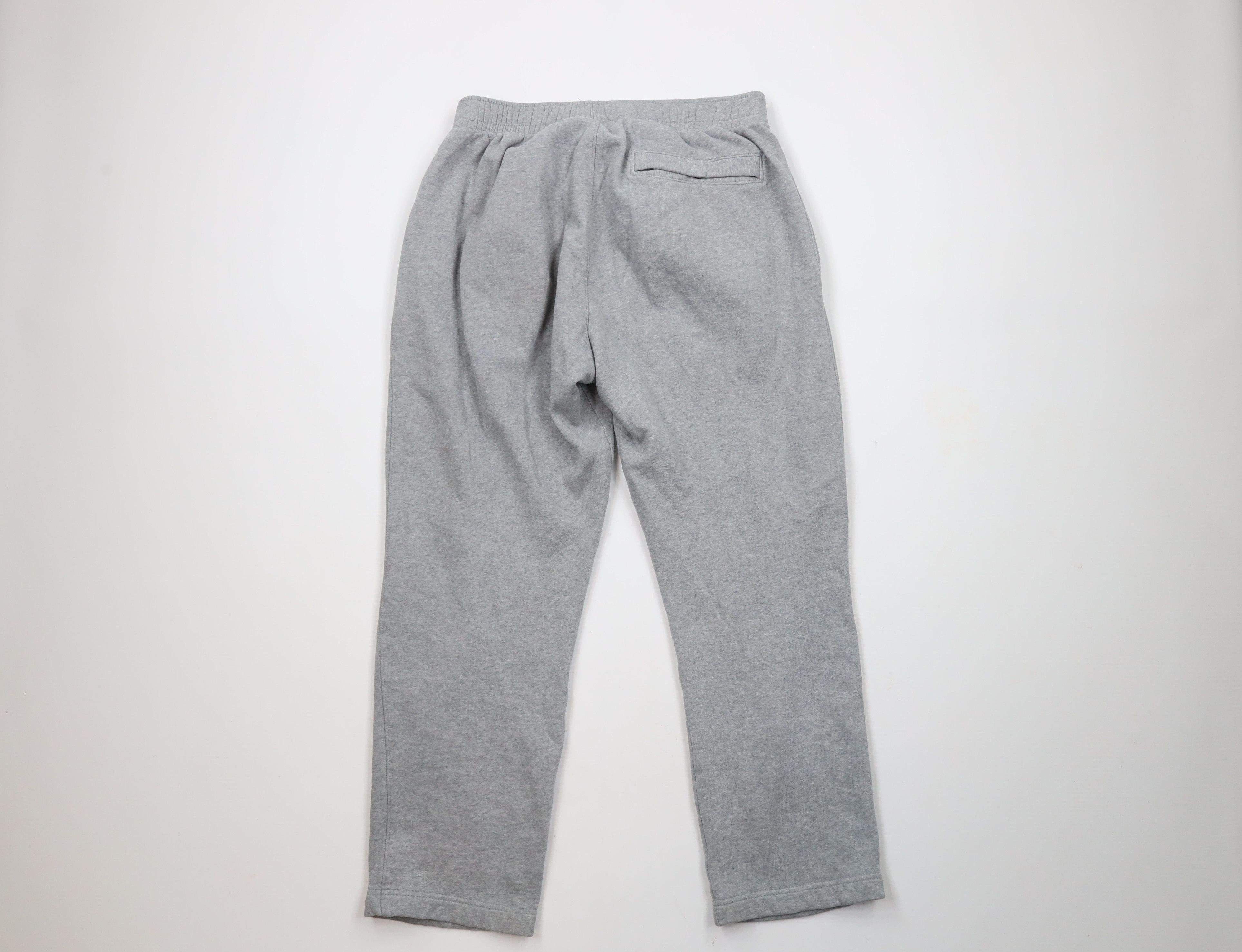Nike × Vintage Vintage Y2K Nike Travis Scott Mini Swoosh Sweatpants Gray Size US 34 / EU 50 - 10 Thumbnail