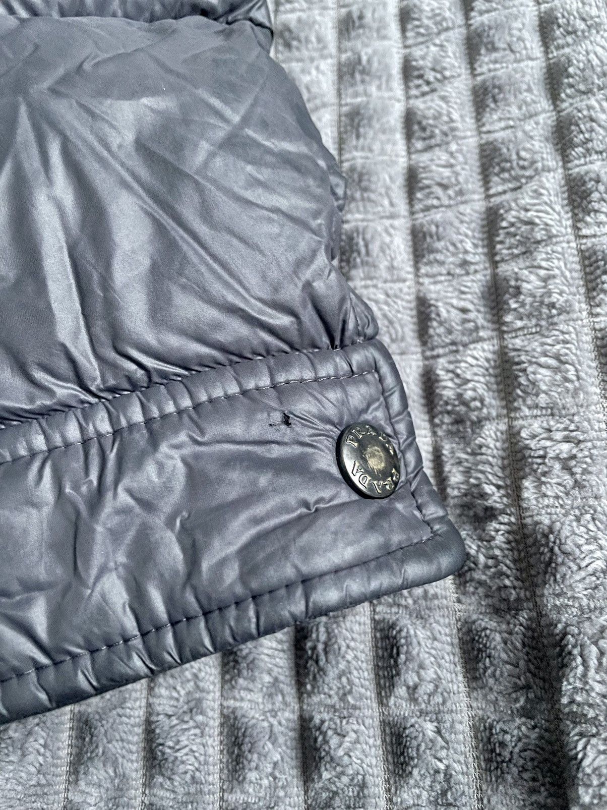 Prada Prada Quilted Sport Biker Down Puffer Moto Jacket Size 52 Size US L / EU 52-54 / 3 - 14 Thumbnail