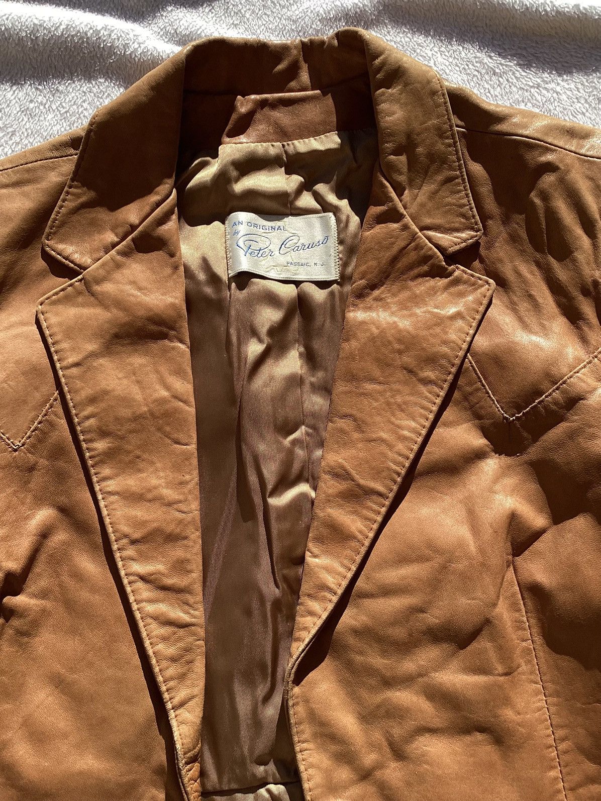 Vintage Vintage Peter Caruso New Jersey leather women wear button up Size M / US 6-8 / IT 42-44 - 4 Thumbnail