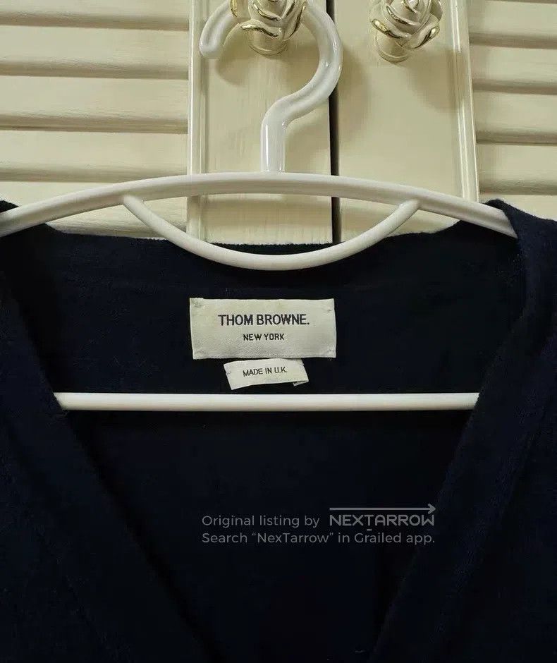 Thom Browne Thom Browne Cashmere knit cardigan Size US S / EU 44-46 / 1 - 3 Thumbnail