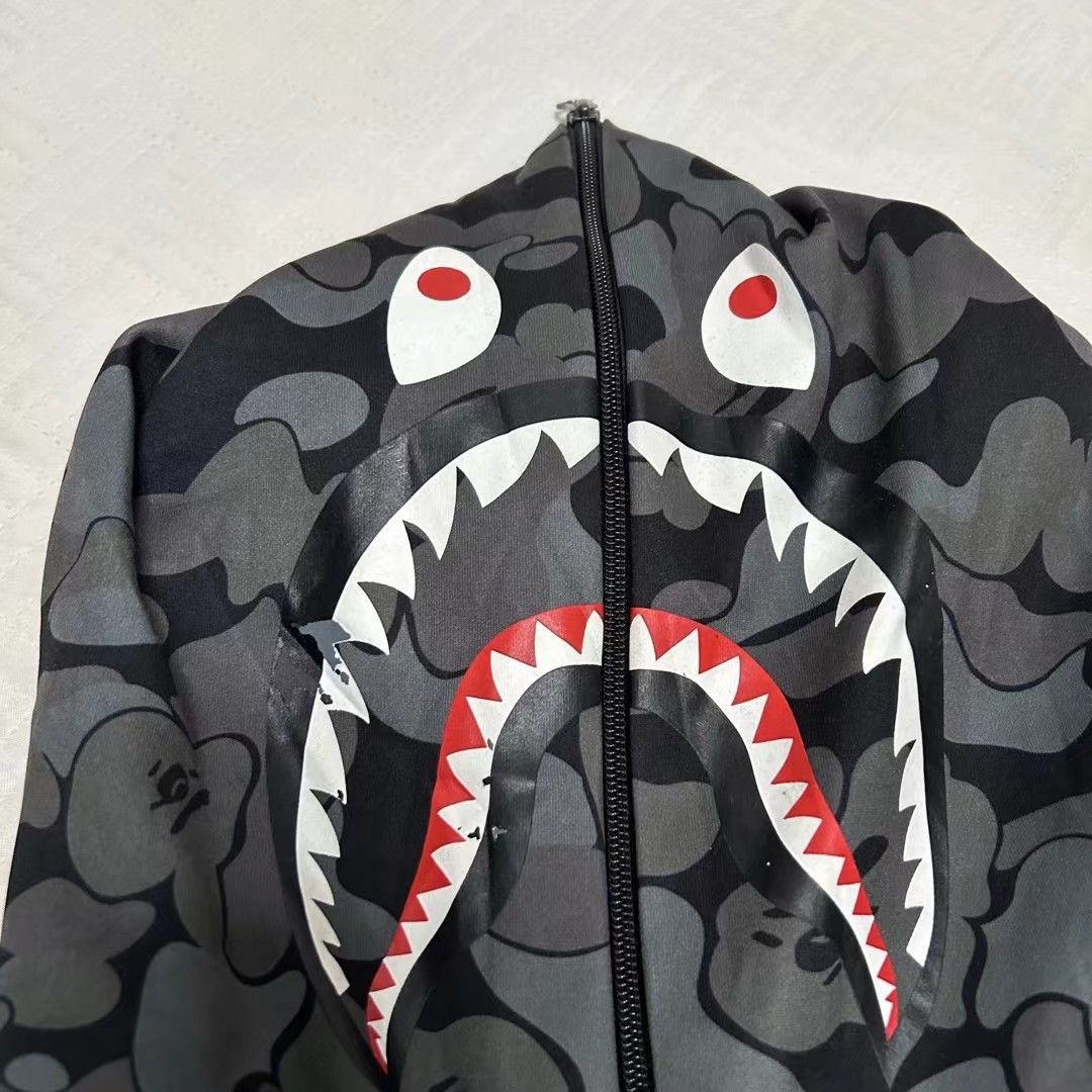 Adidas × Bape BAPE ADIDAS CAMO SHARK FULL ZIP HOODIE Size US XL / EU 56 / 4 - 7 Thumbnail