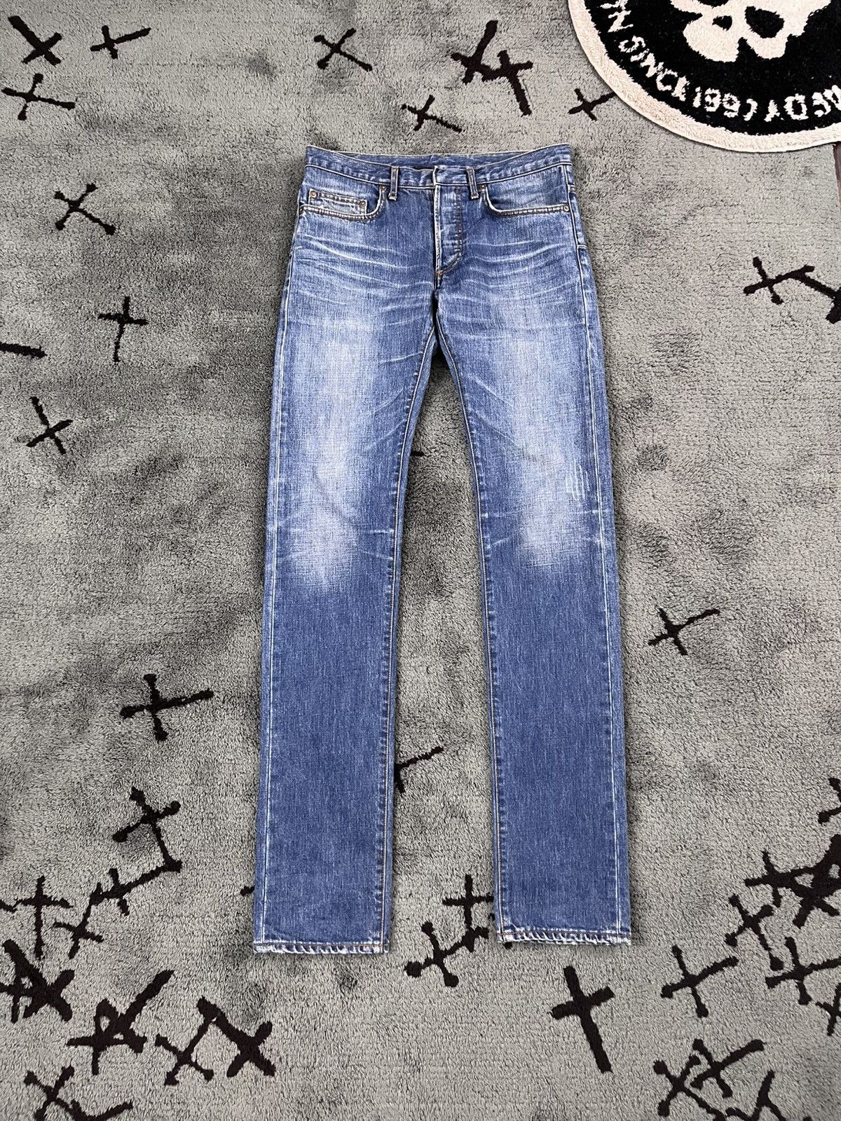 Dior Dior Blue Clawmark Denim Size US 31 - 1 Thumbnail