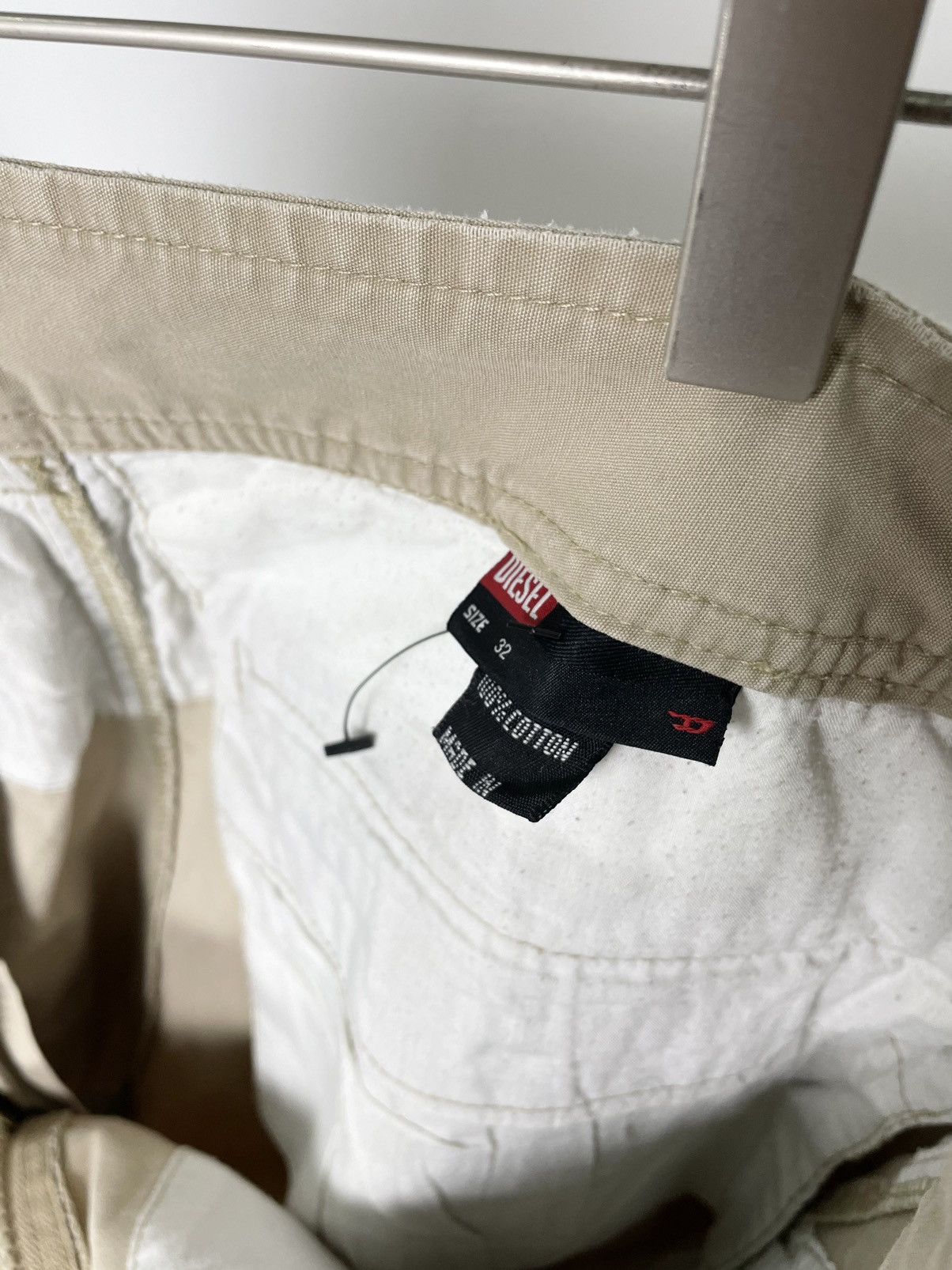 Diesel Diesel Vintage Cargo Faded Distressed Beige Military Pants Size US 32 / EU 48 - 18 Thumbnail