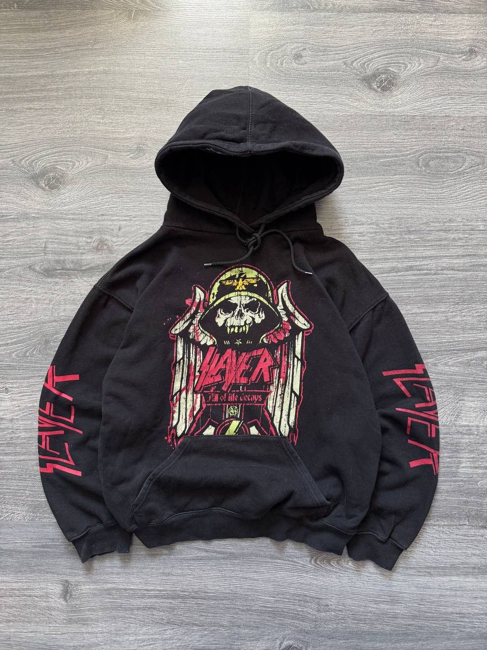 Band Tees Vintage Slayer Band Hoodie Graphic Skull Metal Pullover Size US S / EU 44-46 / 1 - 1 Thumbnail