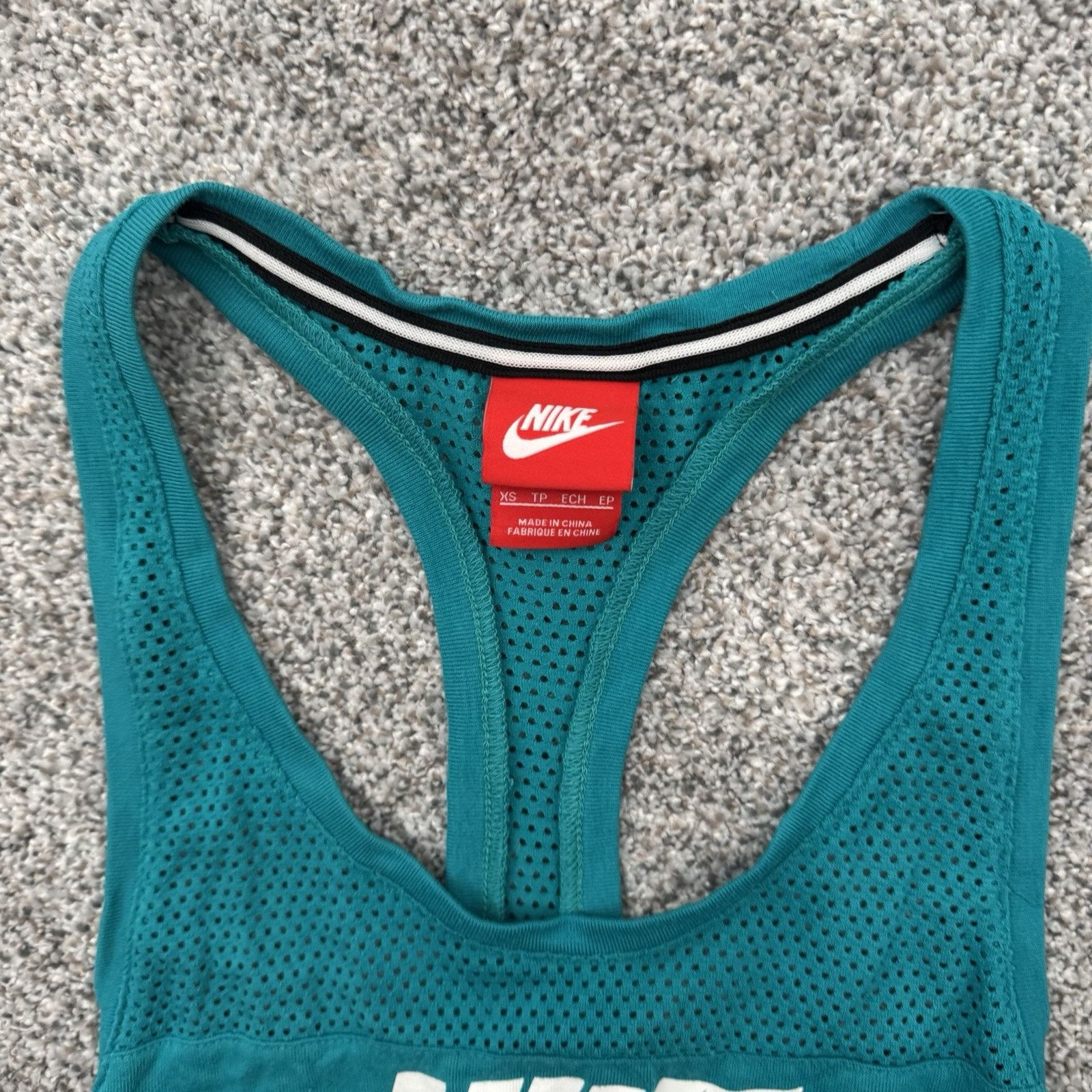 Nike Nike Tank Top Womens Size XS Racerback Mesh Sporty Gym Size XS / US 0-2 / IT 36-38 - 4 Thumbnail