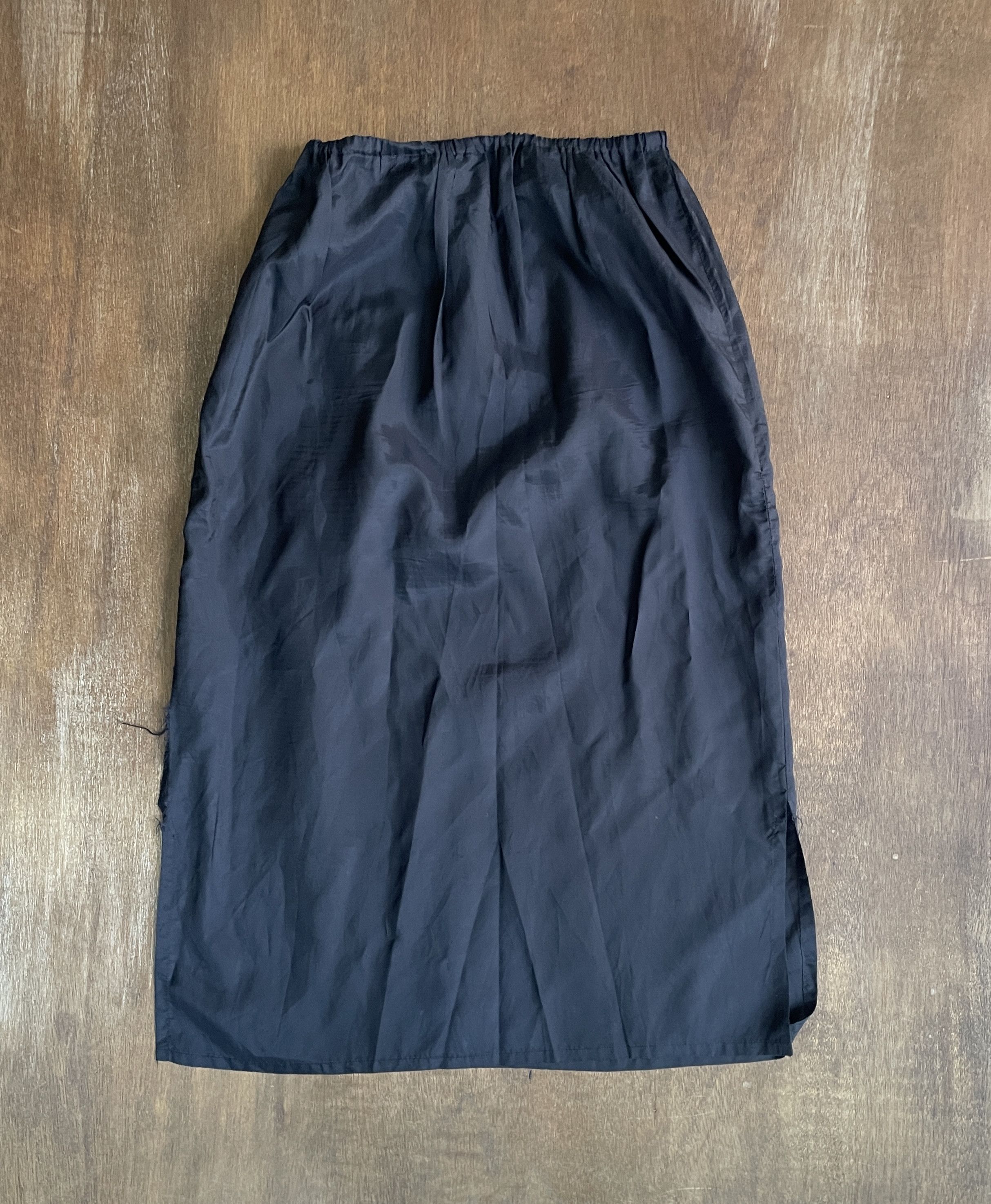 Y's Y's Yohji Yamamoto Cupro Classic Black Skirt Size 30" / US 8 / IT 44 - 5 Thumbnail