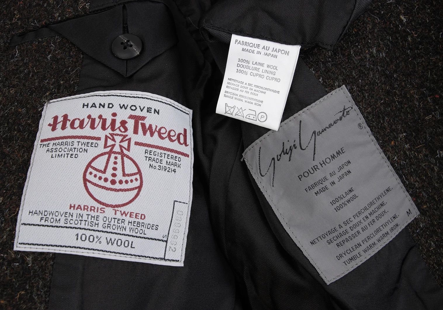 Yohji Yamamoto Yohji Yamamoto Harris T Wool Jacket Size US M / EU 48-50 / 2 - 13 Thumbnail