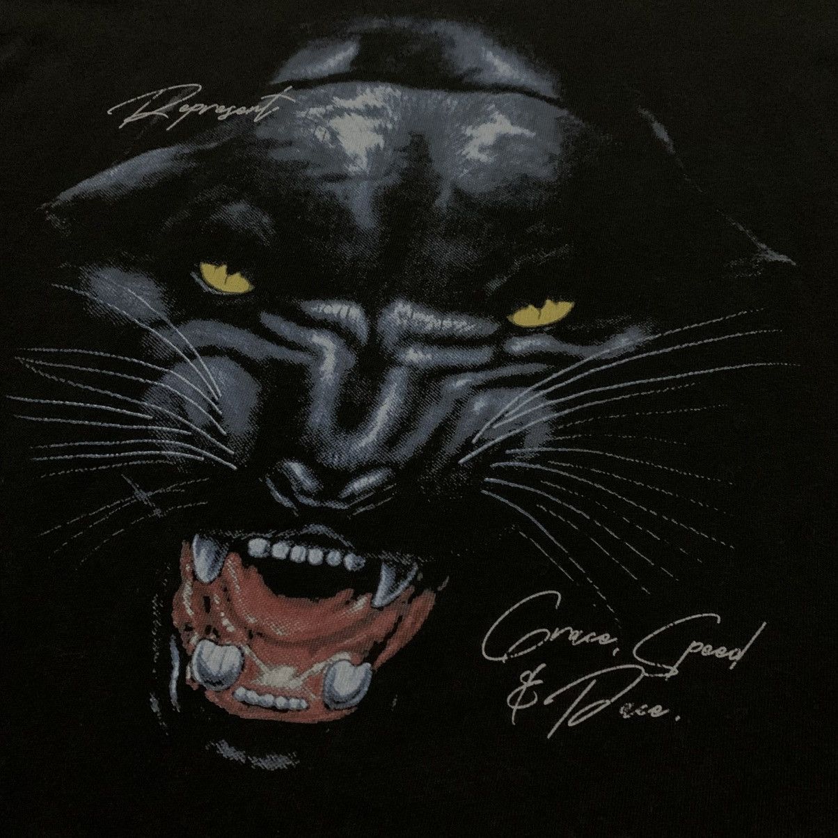 Represent Clo. Represent Small Jaguar Vintage Black Tee Size US S / EU 44-46 / 1 - 3 Thumbnail
