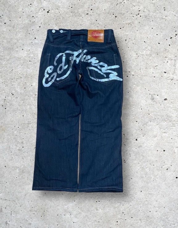 Ed Hardy × Japanese Brand × Vintage ED HARDY RARE PANTS ED HARDY RAP PANTS Size US 30 / EU 46 - 2 Thumbnail