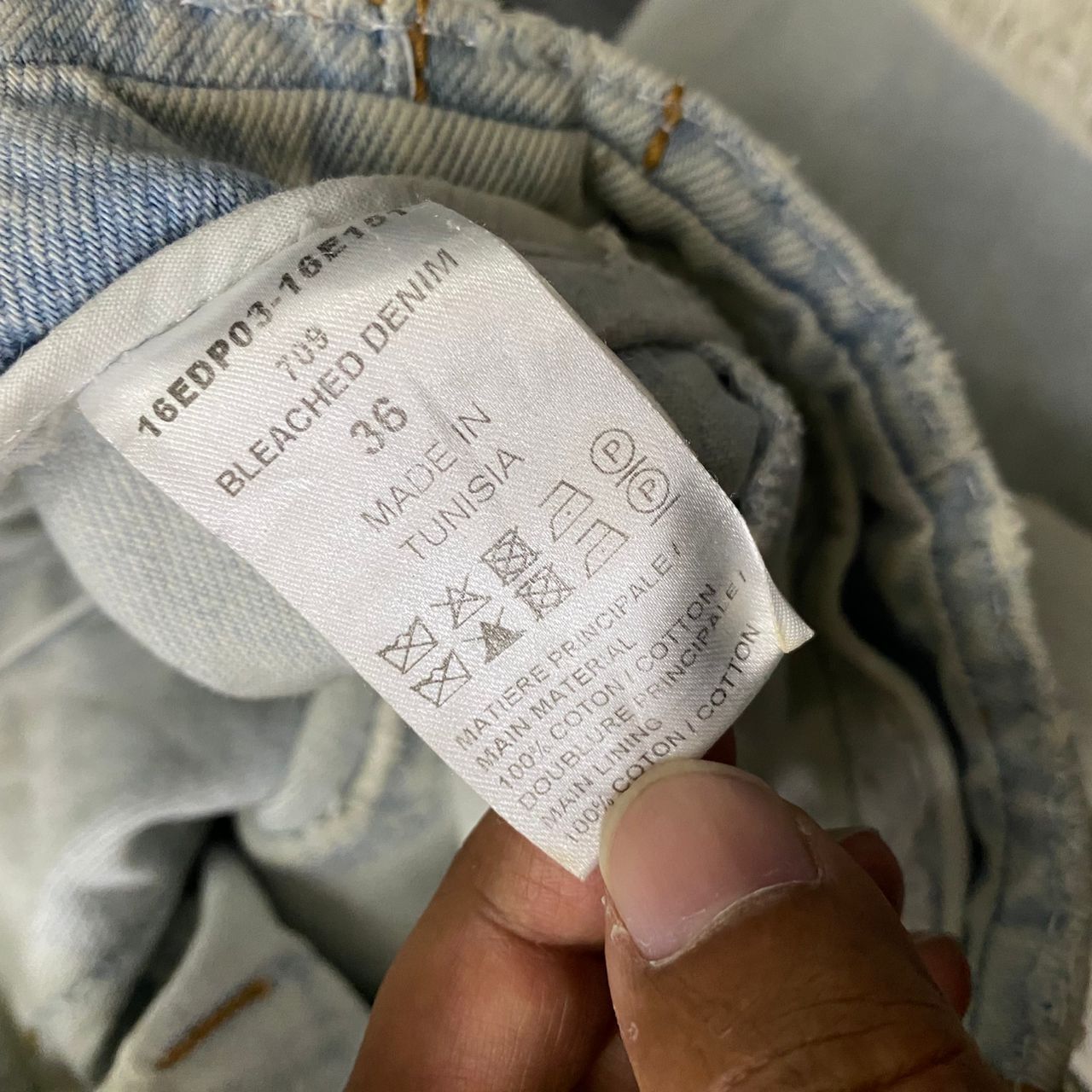 Chloe Vintage Chloe Bleached Denim Streetwear Jeans Size 30" / US 8 / IT 44 - 20 Thumbnail