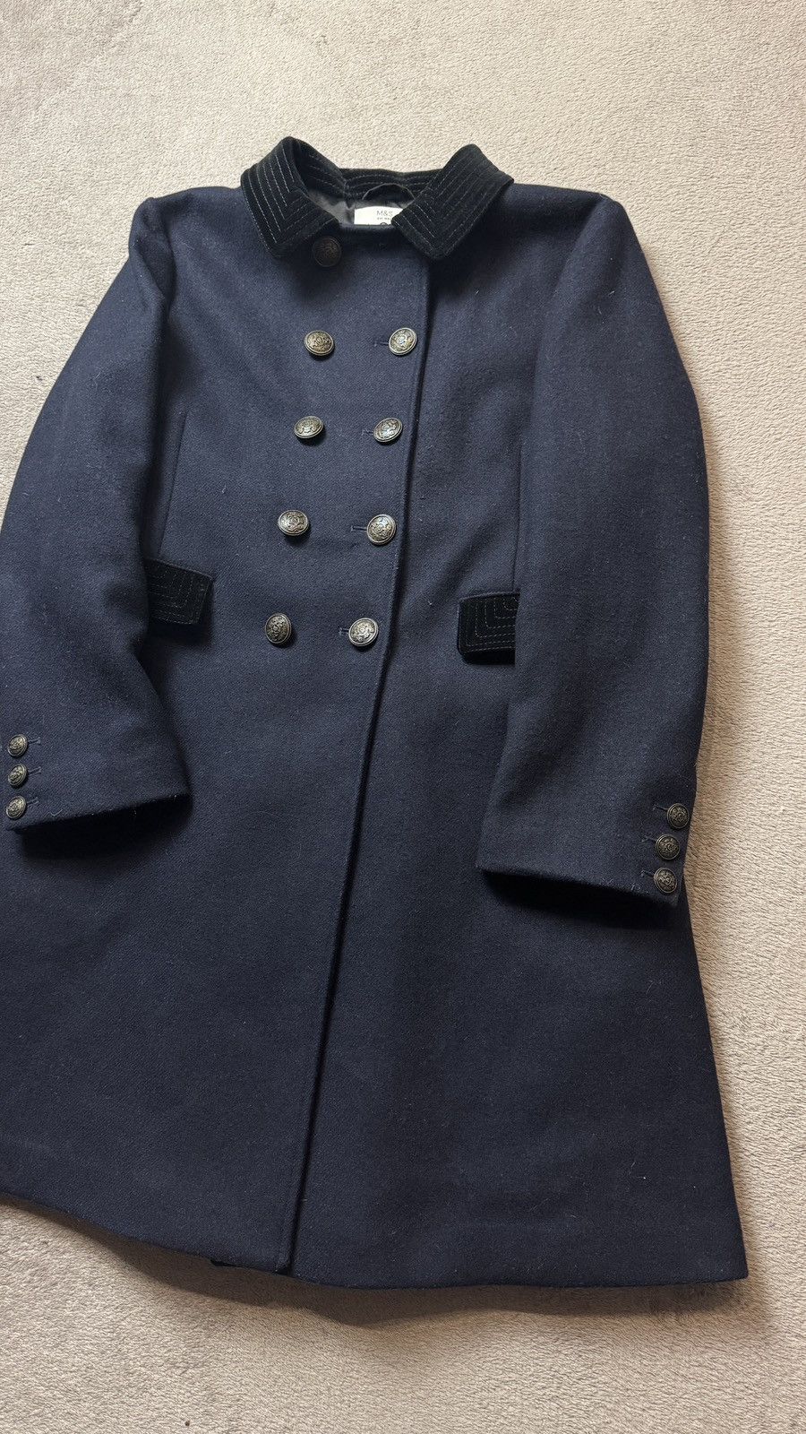 Alexa Chung 00s Napoleon Japan Balmain PPFM Style Alexa Chung Wool Coat Size M / US 6-8 / IT 42-44 - 4 Thumbnail