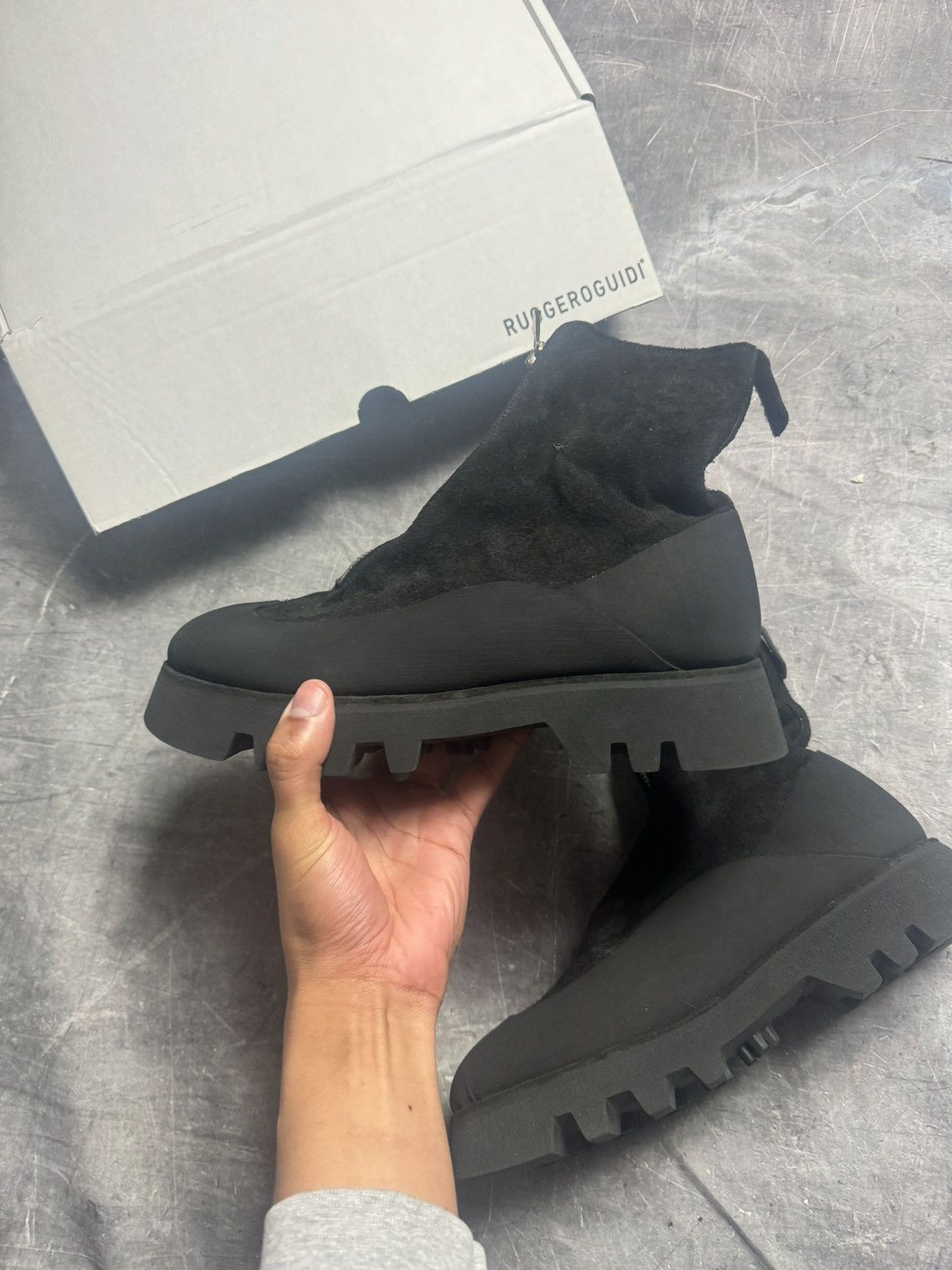 Guidi Guidi ZO06FZV Reverse Horse Suede Zoomorphic Ankle Boot Size US 8 / EU 41 - 3 Thumbnail