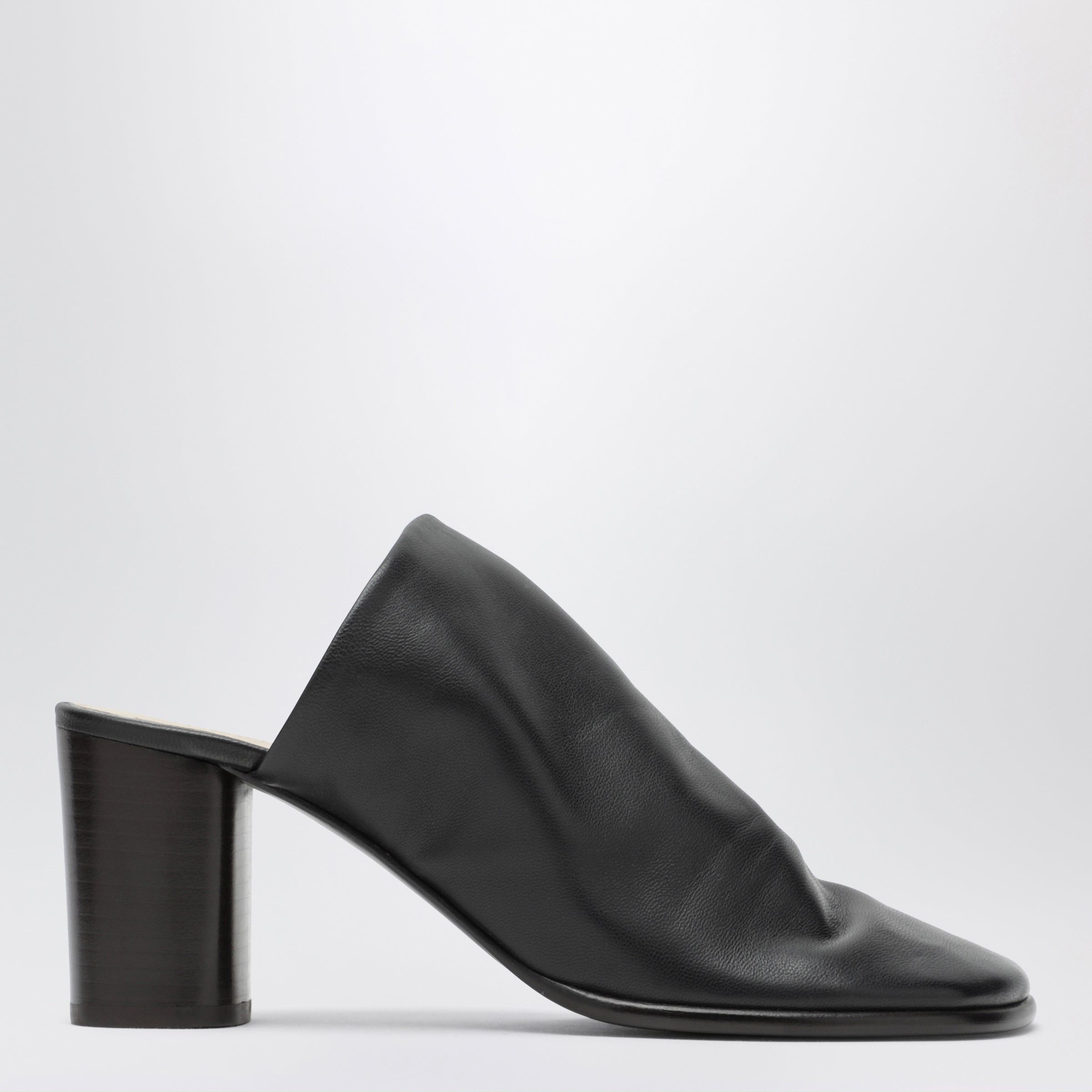 Lemaire Lemaire Brown Lambskin Mules With Block Heel Size US 10 / IT 40 - 1 Thumbnail