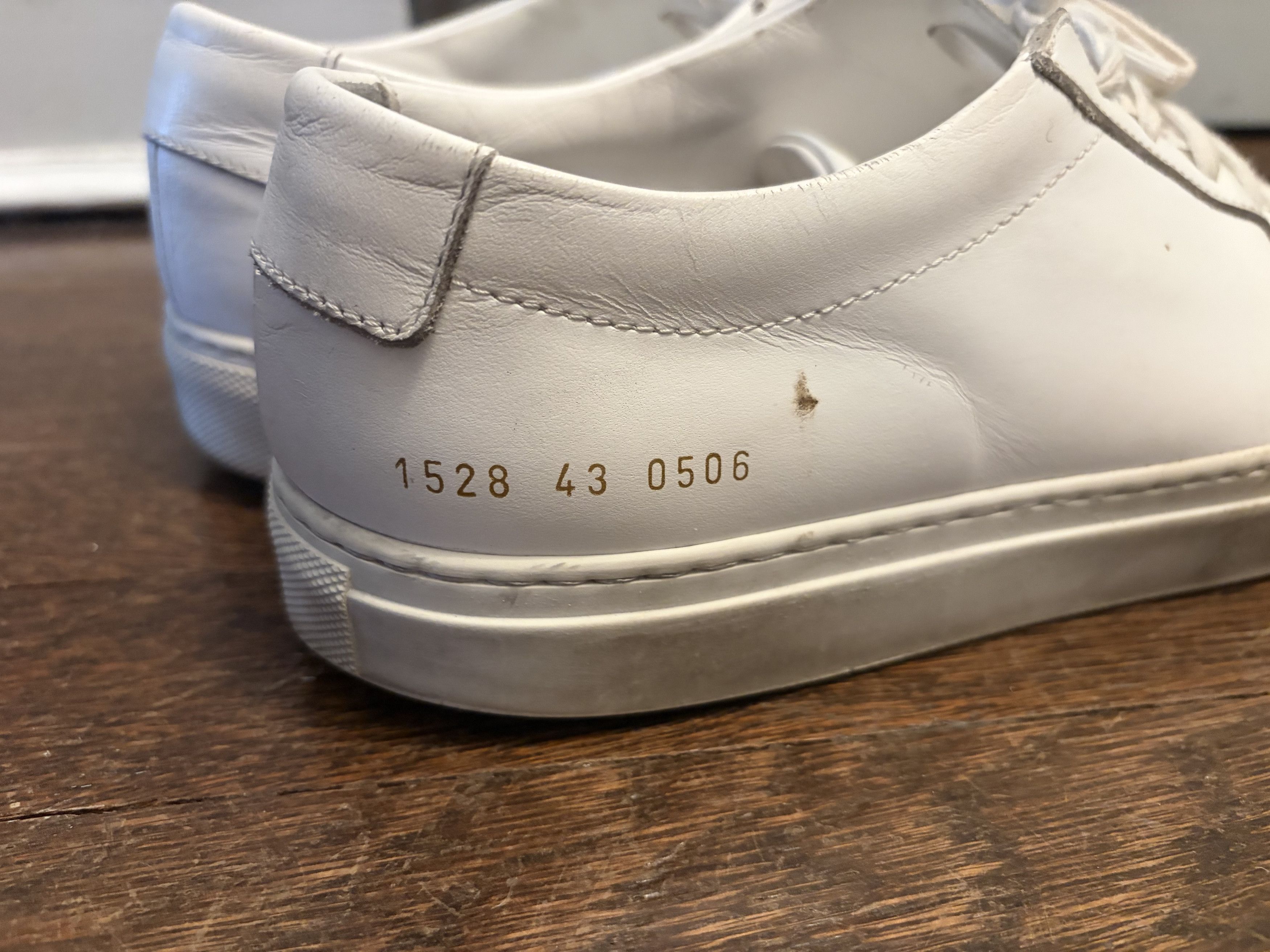 Common Projects Common Projects Achilles low white Size US 10 / EU 43 - 4 Thumbnail