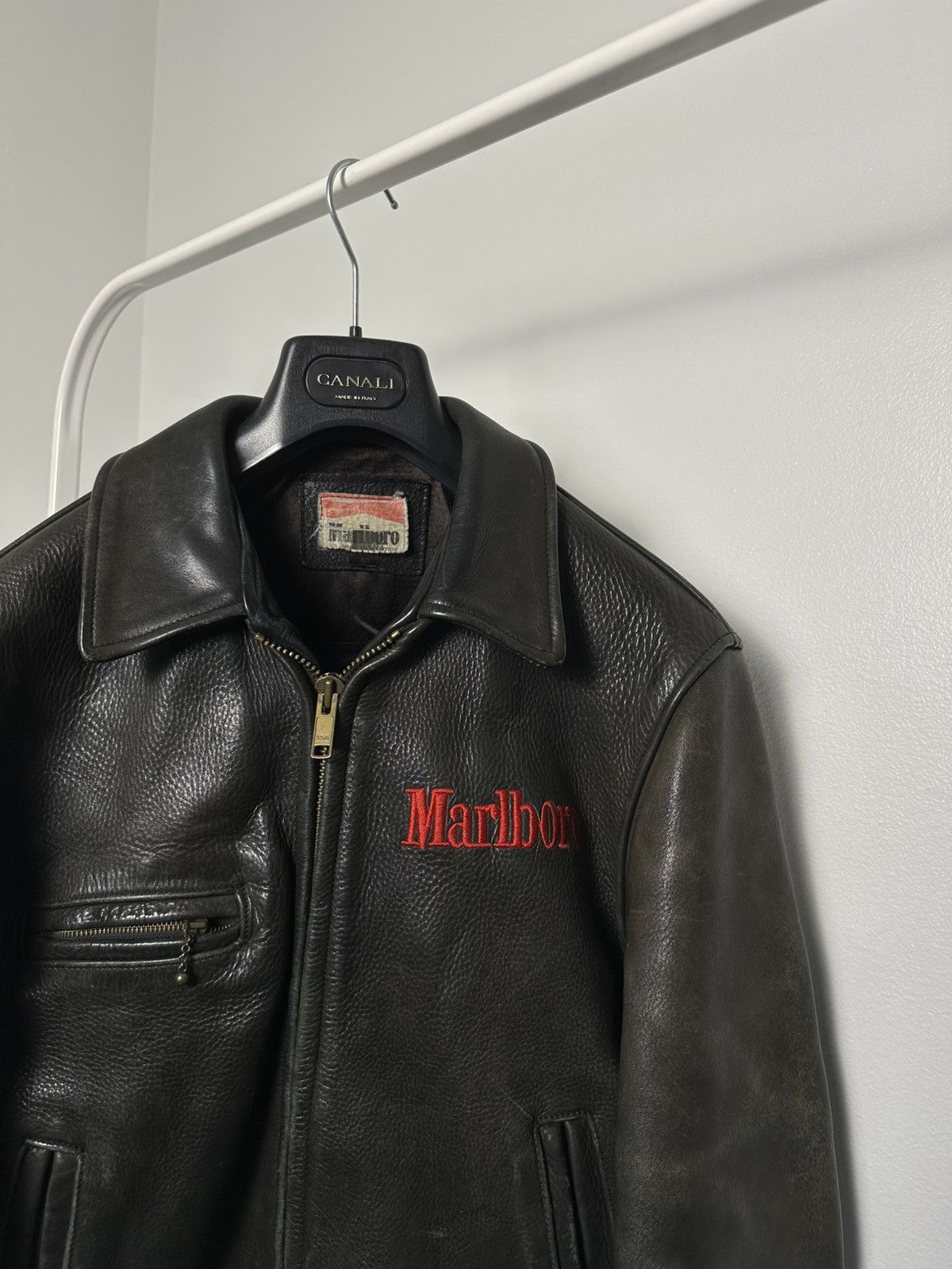 Marlboro Marlboro An American Tradition Heavy Leather Jacket Size US M / EU 48-50 / 2 - 6 Thumbnail