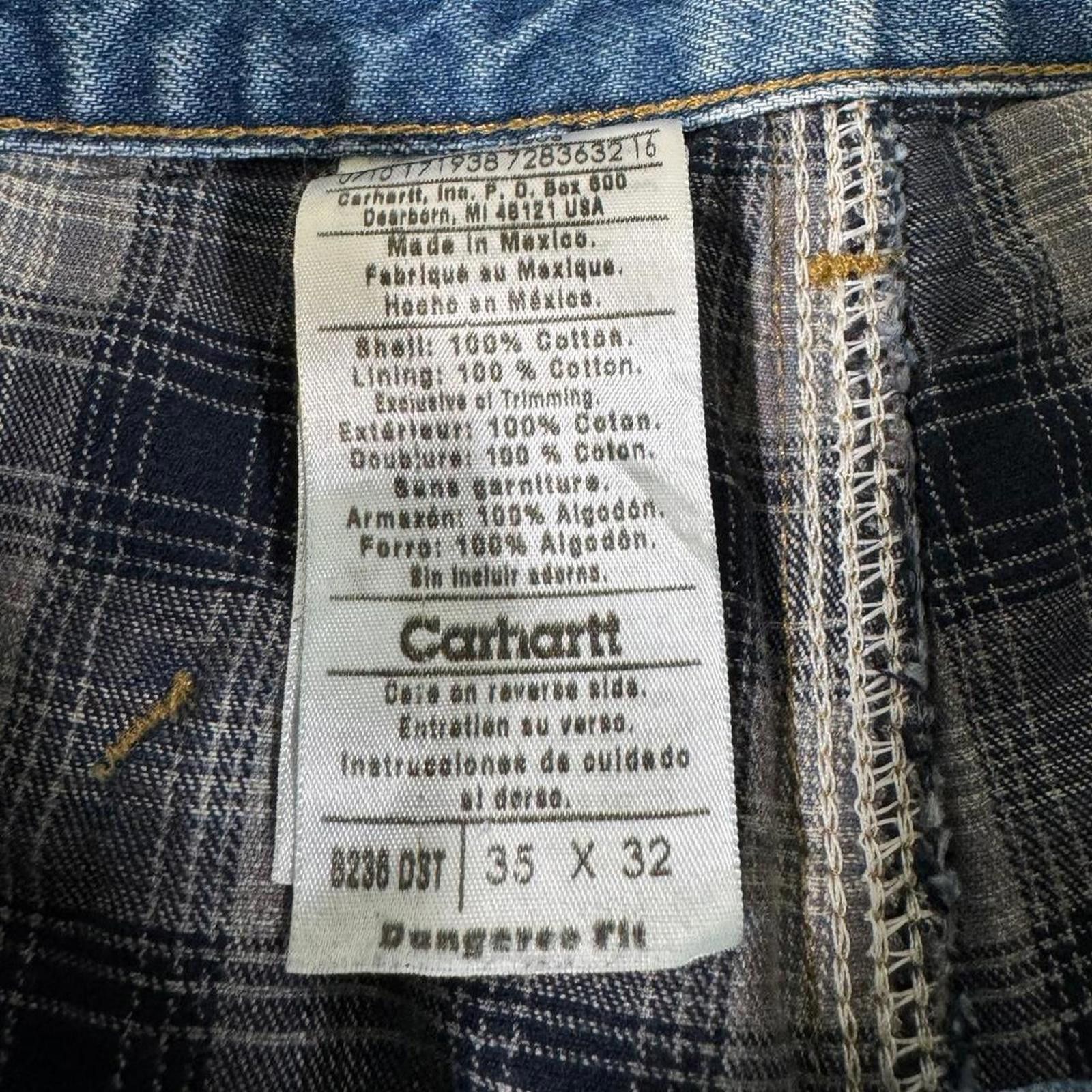 Carhartt VTG Carhartt Carpenter Lined Jeans Size 32 Size US 32 / EU 48 - 4 Thumbnail