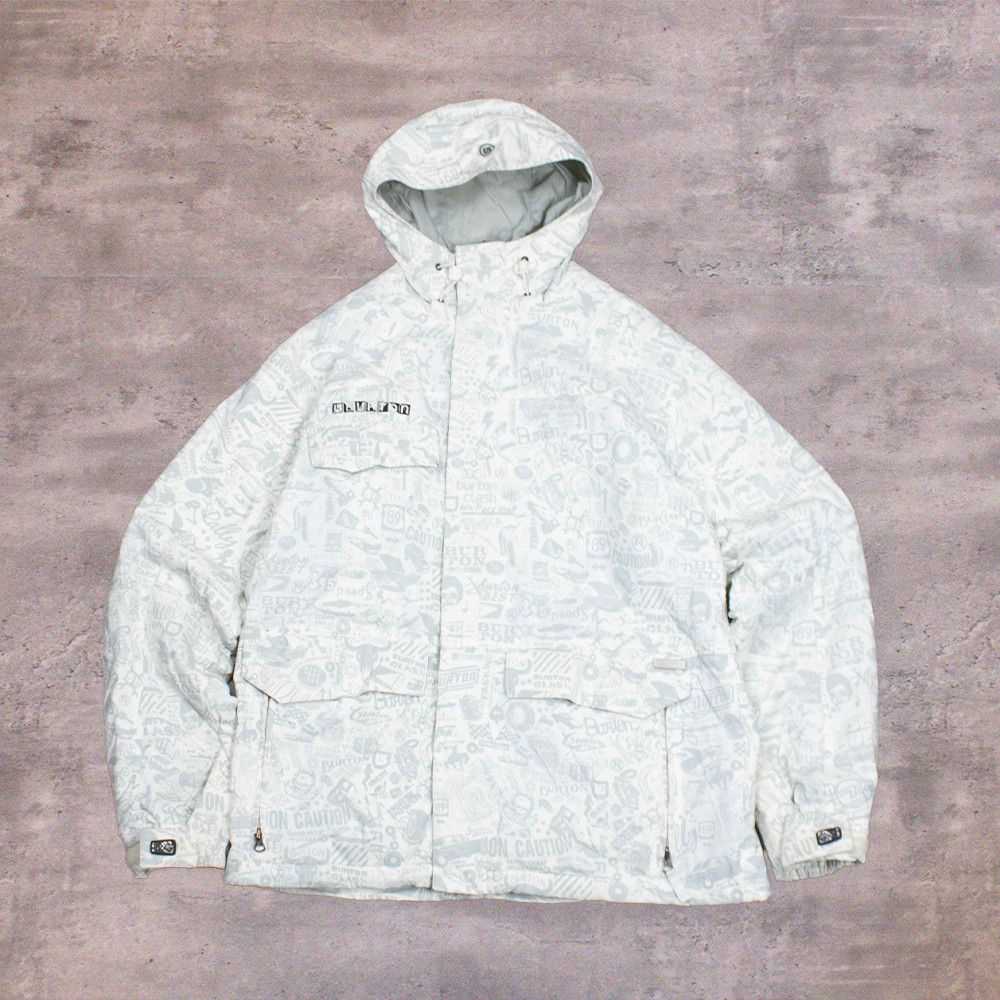 Burton Vintage Y2K 2000's Burton AOP Graphic Snowboard Jacket Size US M / EU 48-50 / 2 - 1 Thumbnail