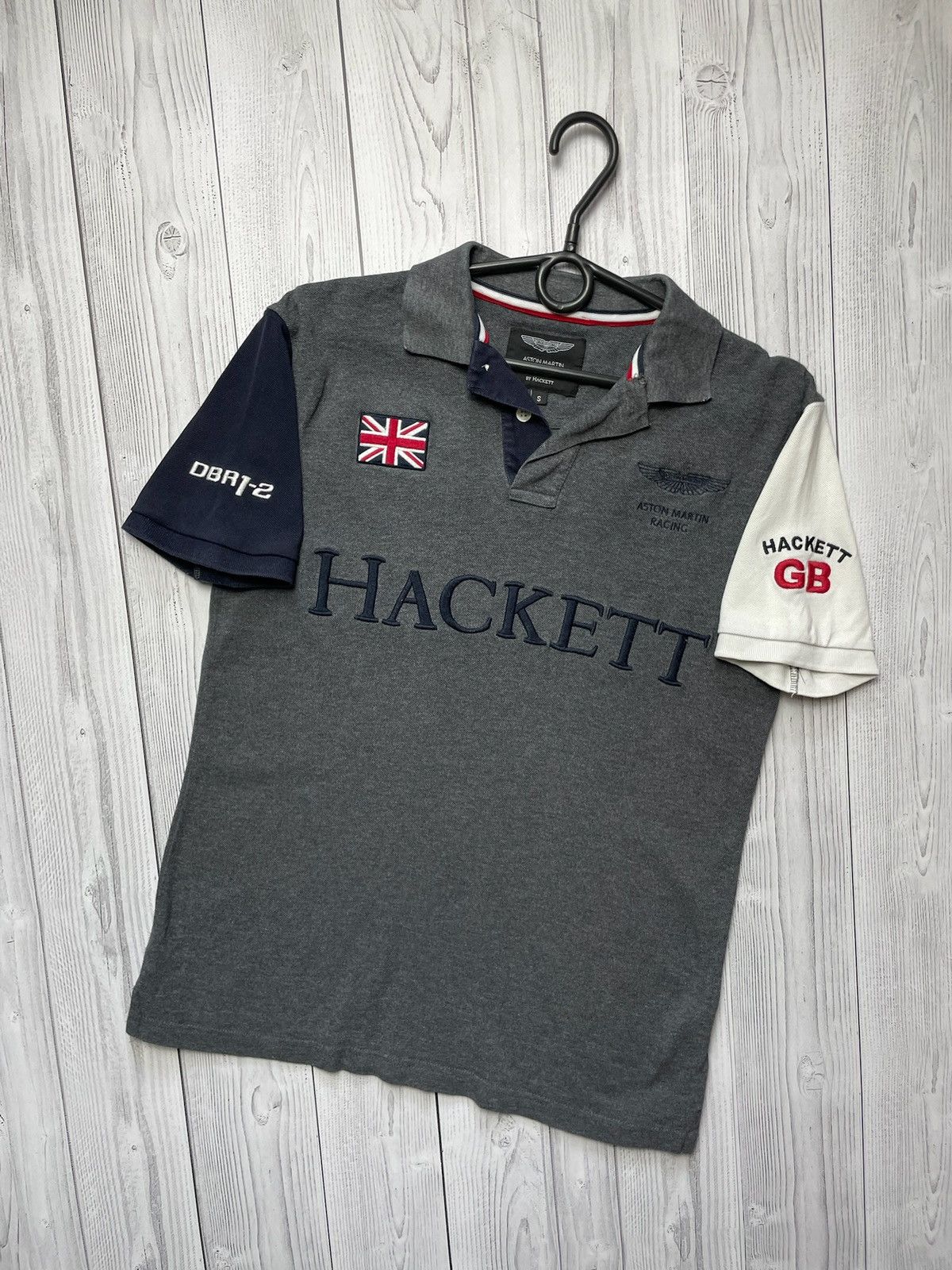 Hackett × Vintage Vintage Hackett x Aston Martin polo rare size S big logo Size US S / EU 44-46 / 1 - 1 Thumbnail
