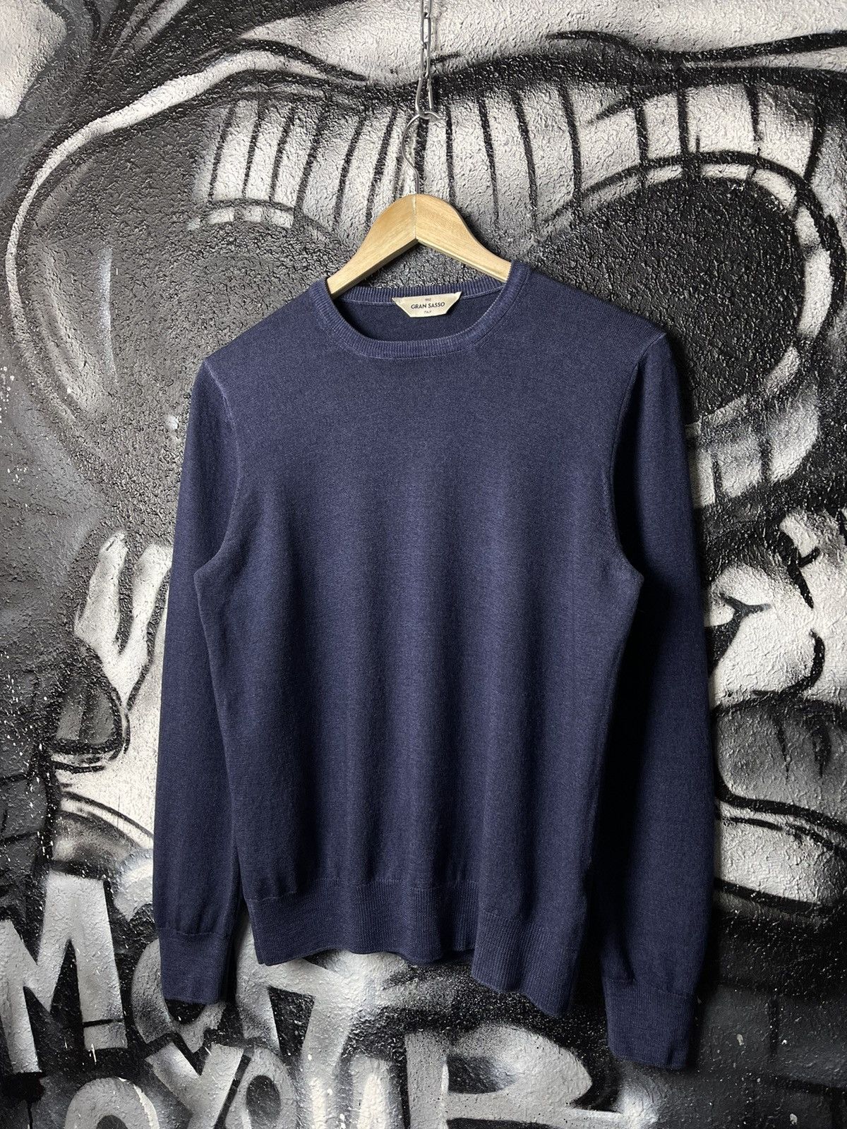 Gran Sasso Wool Crew Neck Pullover Sweater Men’s Size 50