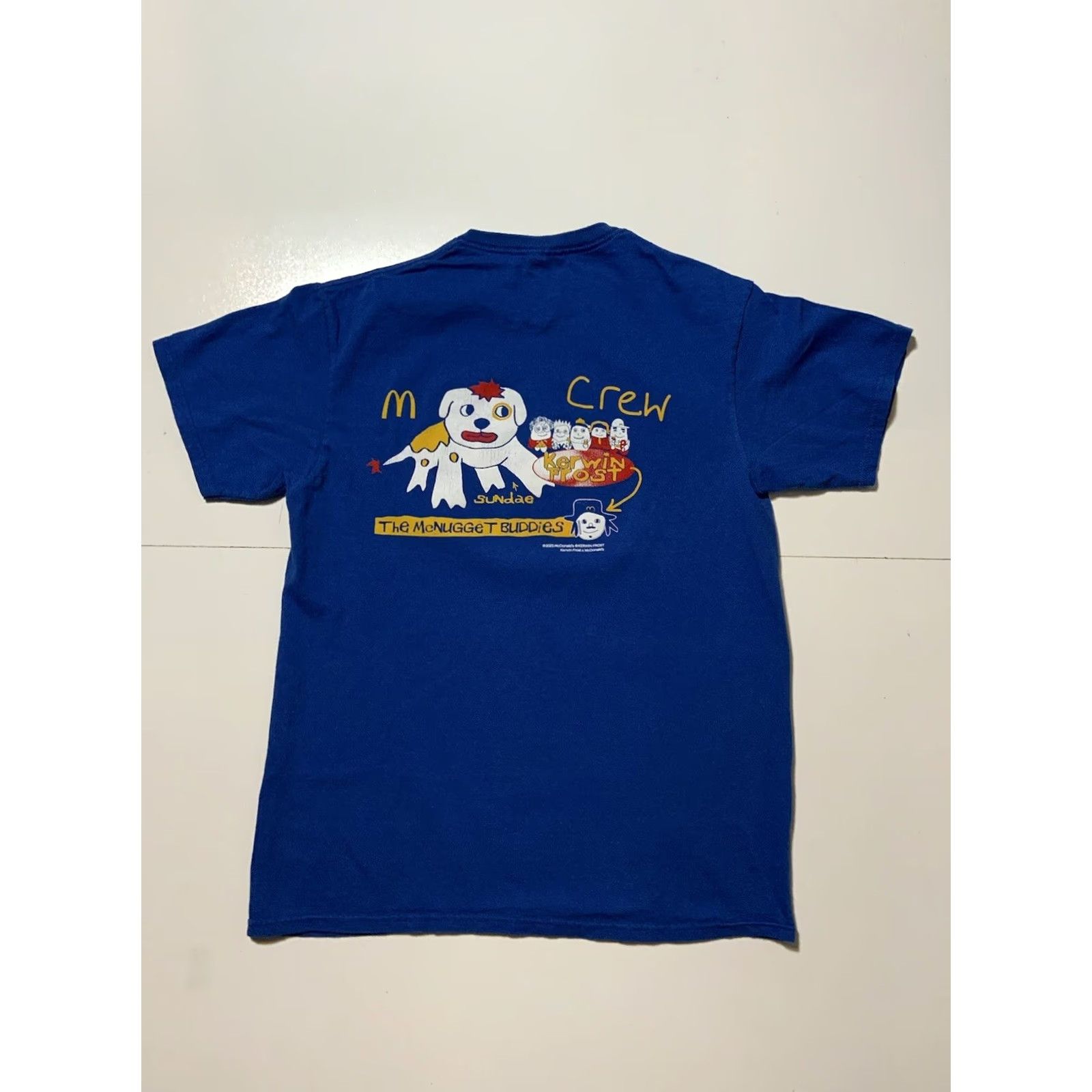 Delta Kerwin Frost X McDonald’s McNugget Buddies Crew Collaboration S/S T-Shirt Sz. M Men Blue Delta Regular Size M Shirt Size US M / EU 48-50 / 2 - 2 Thumbnail
