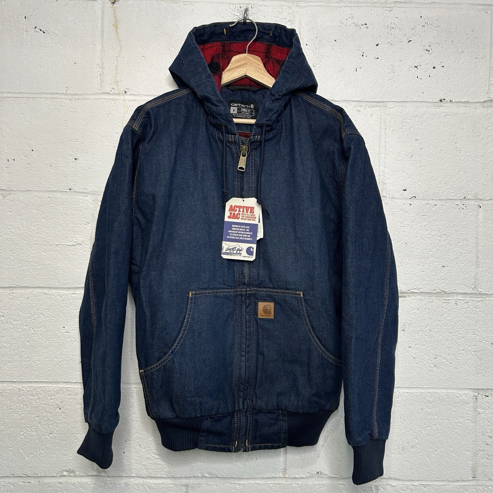 Carhartt Carhartt 50th Anniversary Plaid-Lined Active Jacket “Denim” Size US S / EU 44-46 / 1 - 1 Thumbnail
