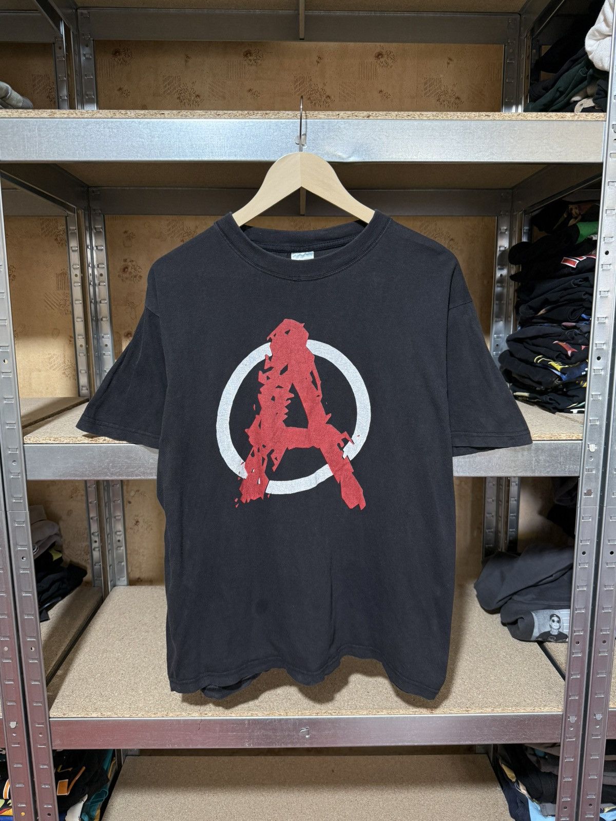 Band Tees × Vintage Vintage 1990’s The Anarchy Punk Rock Band T-Shirt Y2K Hype Size US XL / EU 56 / 4 - 1 Thumbnail