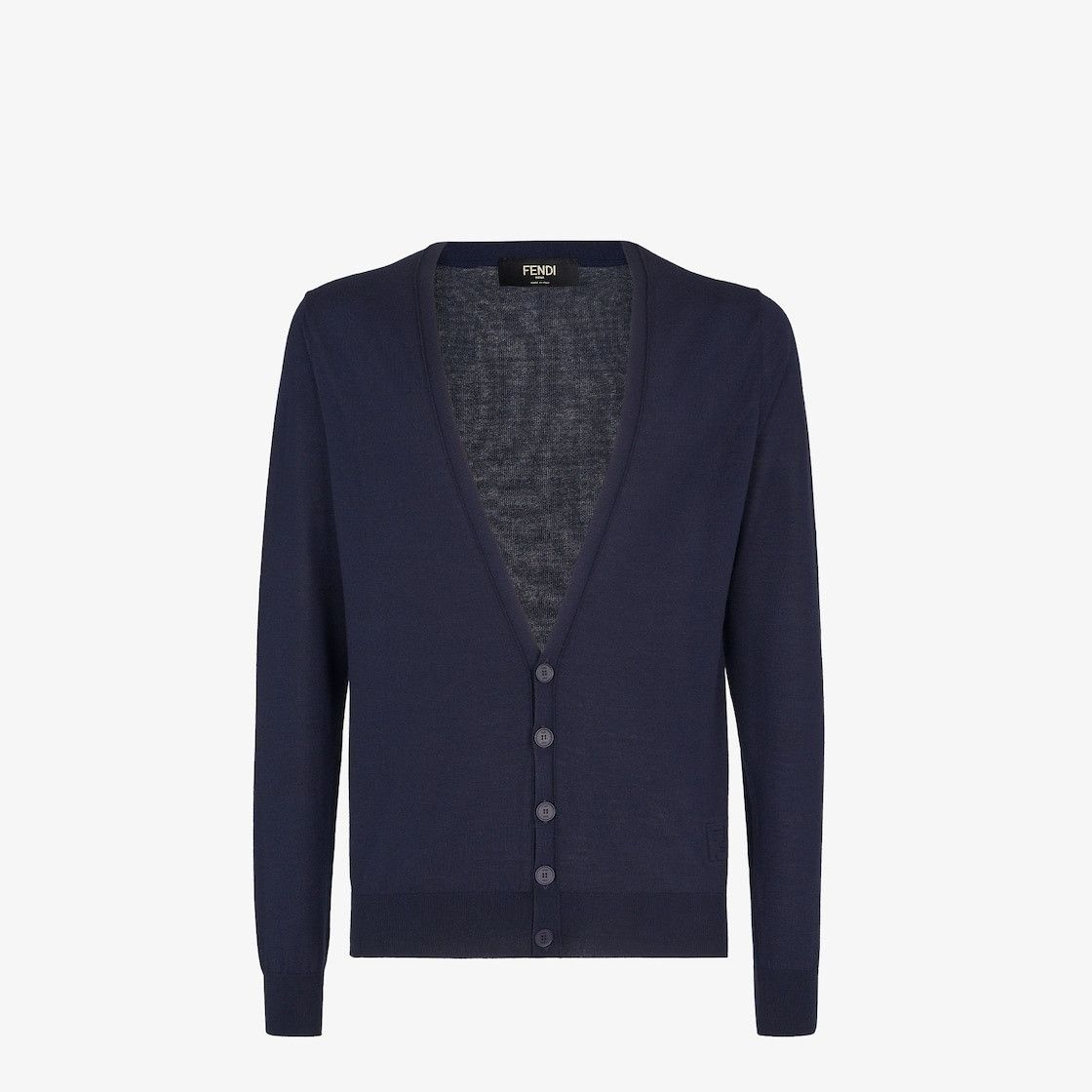 Fendi o1s1wg110226 Cardigan in Midnight Blue Size US S / EU 44-46 / 1 - 1 Thumbnail