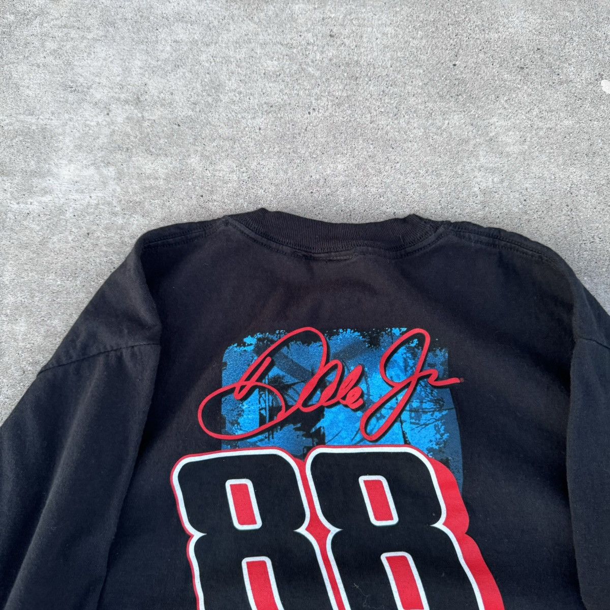 Harley Davidson × NASCAR × Stussy Vintage Y2K Black Nascar Dale Earnhardt Graphic Longsleeve S Size US M / EU 48-50 / 2 - 12 Thumbnail