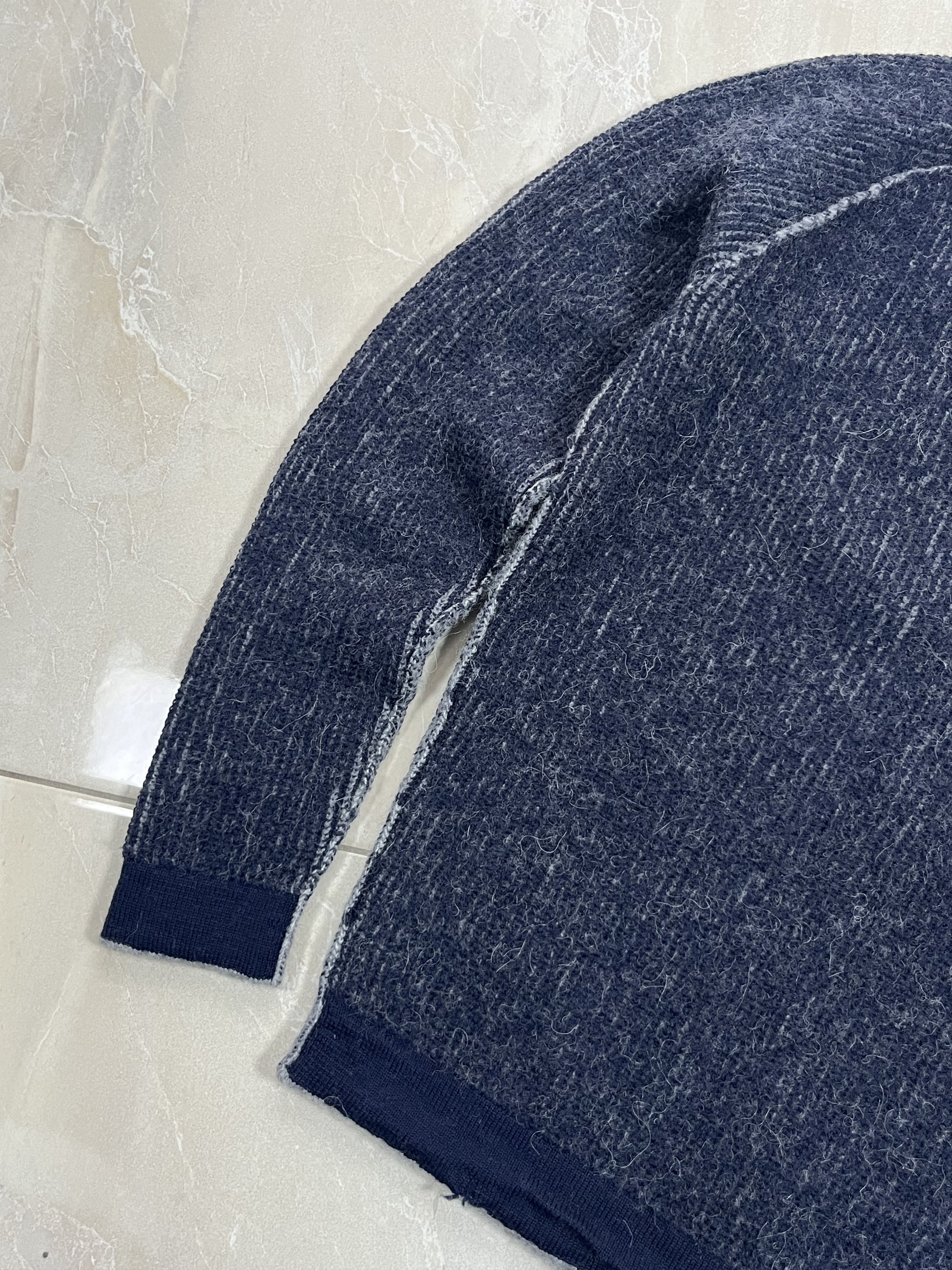 Stone Island Vintage Blue/Grey Knitwear Stone Island 2 Face - Size S Size US S / EU 44-46 / 1 - 3 Thumbnail