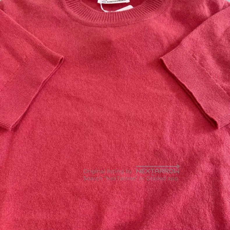 Hermes Hermes Women's Round Neck Knit Short Sleeve Sweater Size XS / US 0-2 / IT 36-38 - 6 Thumbnail