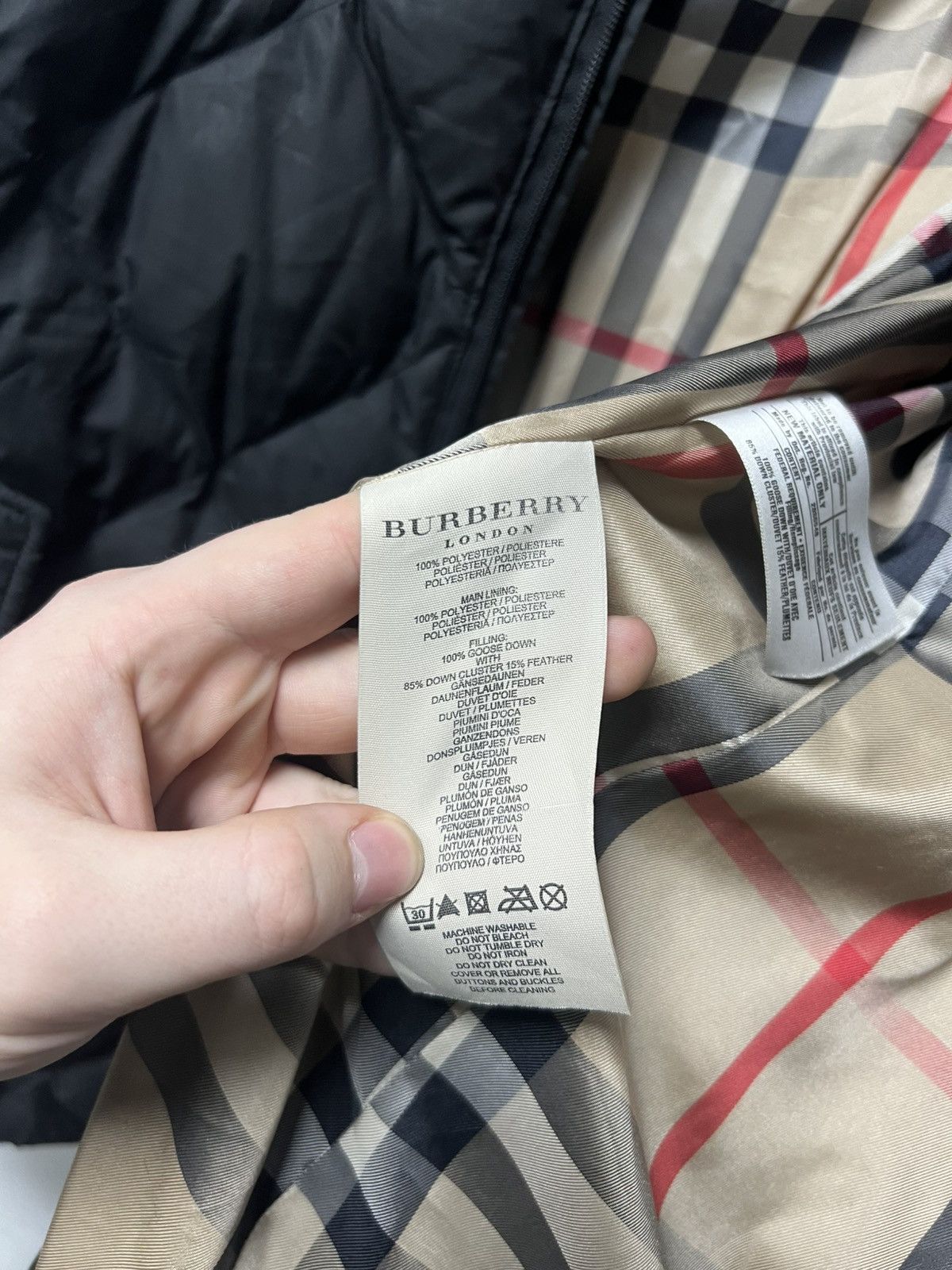 Burberry Burberry Puffer Jacket Luxury Size XL / US 12-14 / IT 48-50 - 14 Thumbnail