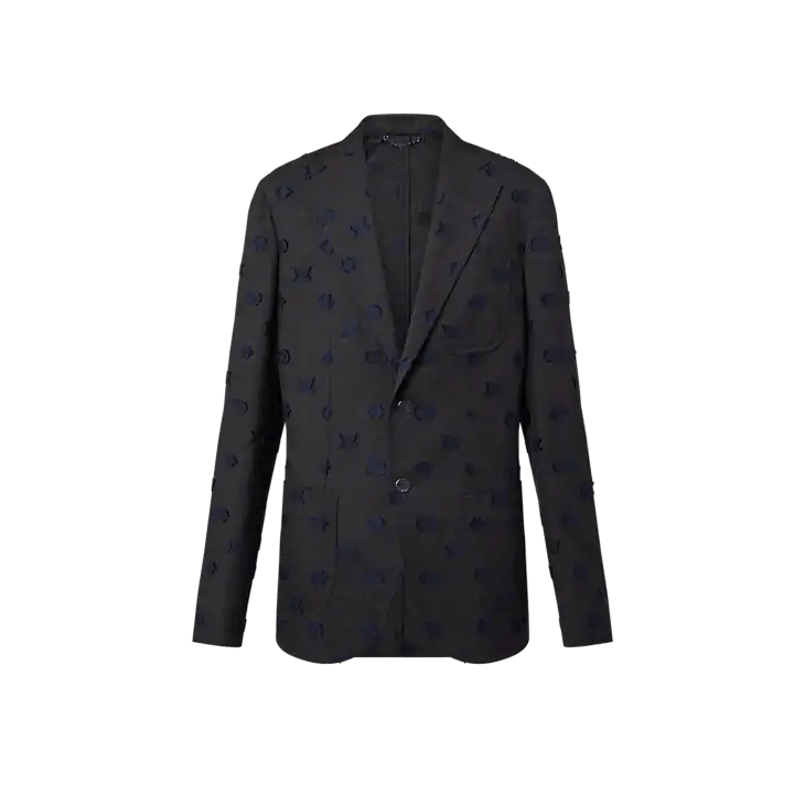Louis Vuitton Single-Breasted Wool Blend Napolitana Jacket - 50 M Size 50R - 1 Thumbnail