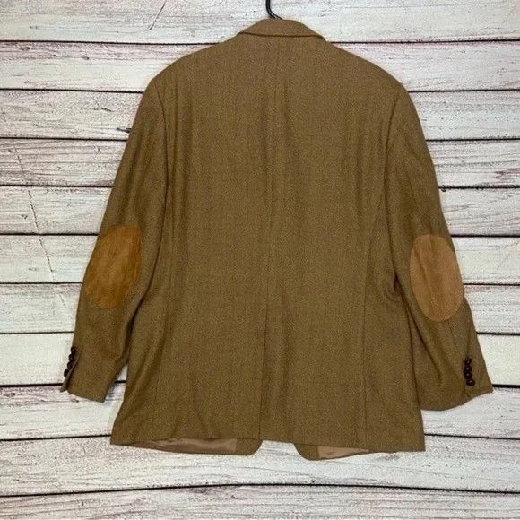 Lauren Ralph Lauren Ralph Lauren Mens Blazer Brown 43R Wool Sport Coat Jacket Size 42R - 2 Thumbnail