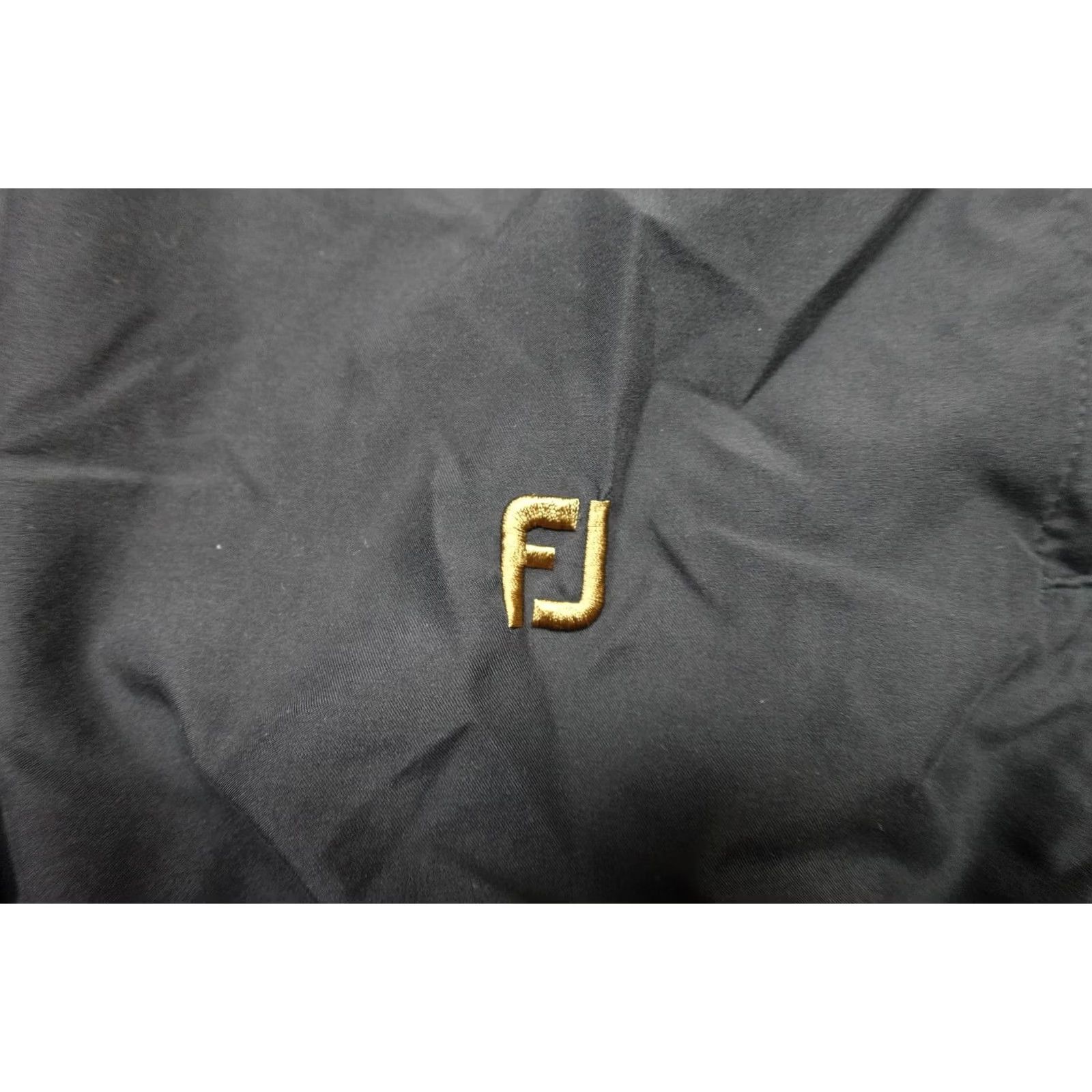 Footjoy FootJoy Golf Jacket Mens Large Black V-Neck Pullover Windbreaker Lightweight Size US L / EU 52-54 / 3 - 3 Thumbnail