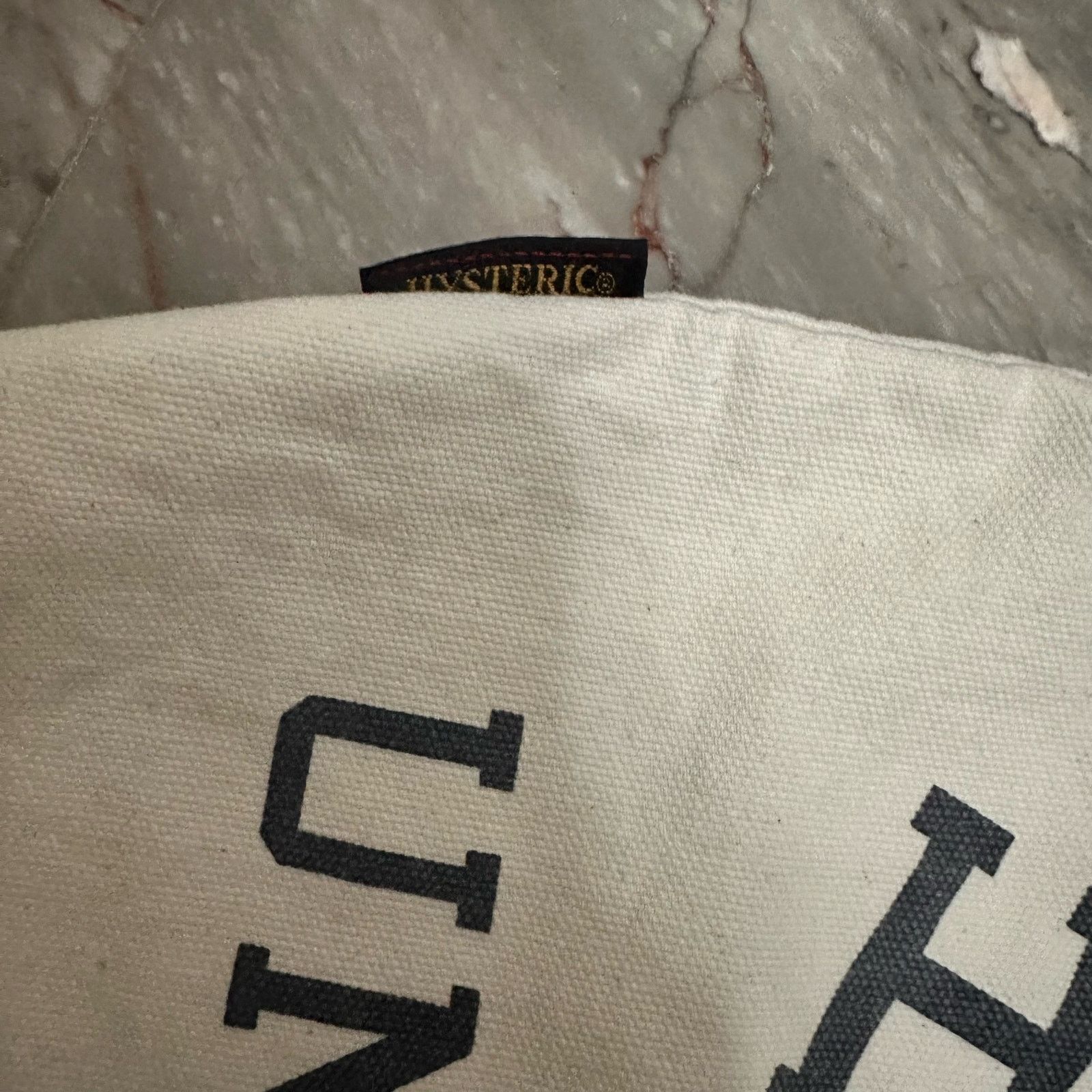 Hysteric Glamour Hysteric Glamour University Graphic Spell out Tote Bag Size ONE SIZE - 3 Thumbnail