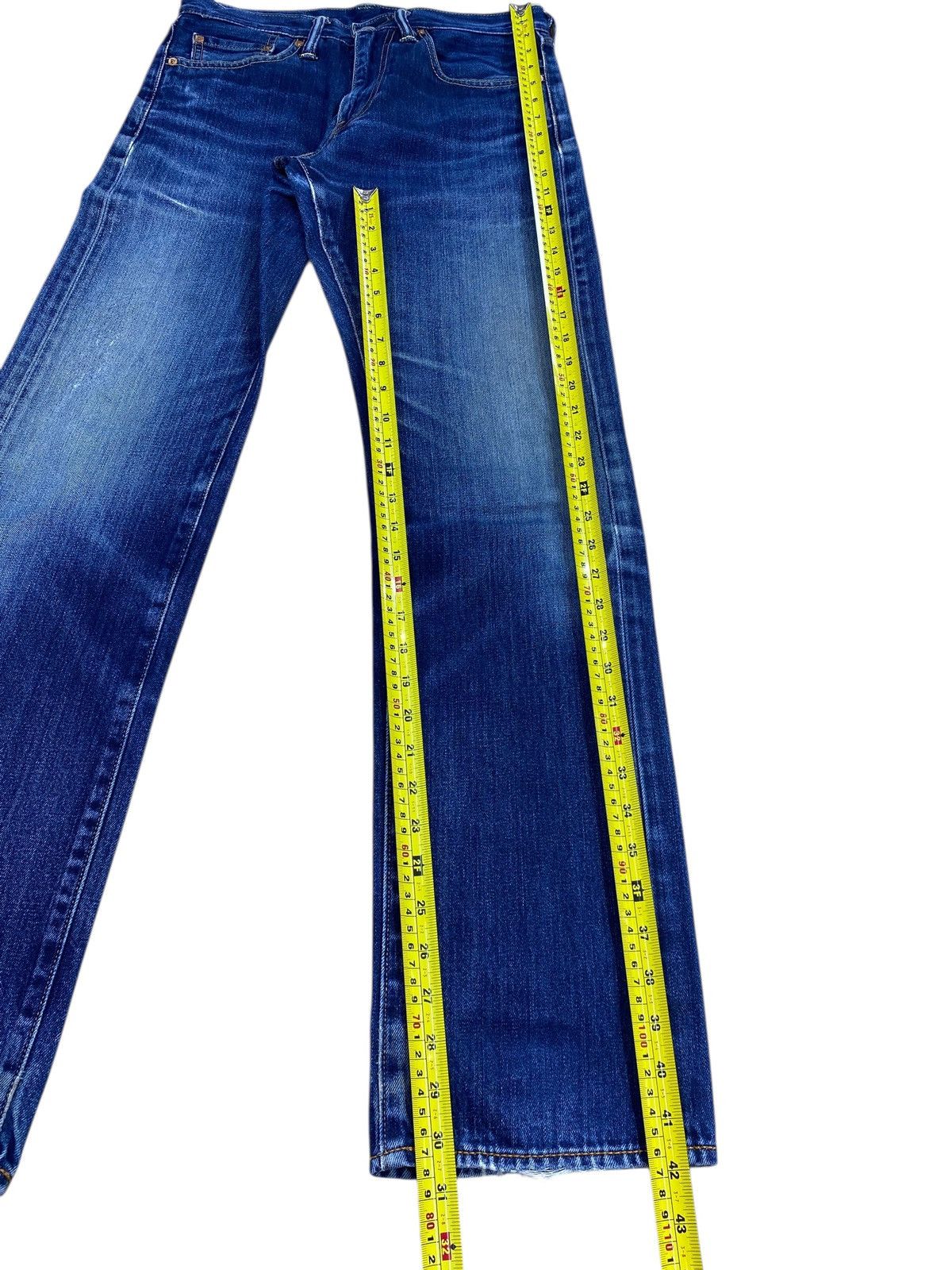 Levi's Levi’s Whiskered Faded Wash Style Straight Leg Jeans Size US 30 / EU 46 - 7 Thumbnail