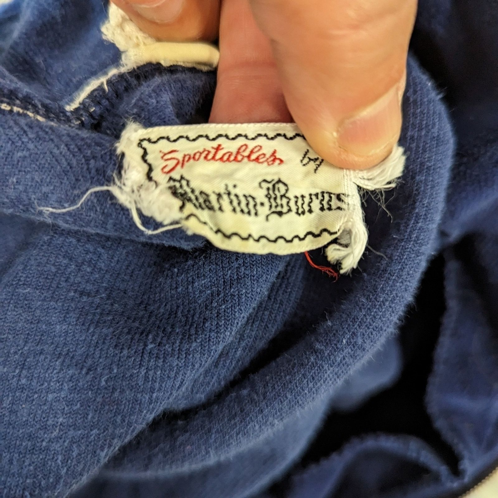 Vintage Vintage 70's Velour Nabholz Sportables by Martin Burns Top Size US L / EU 52-54 / 3 - 4 Thumbnail