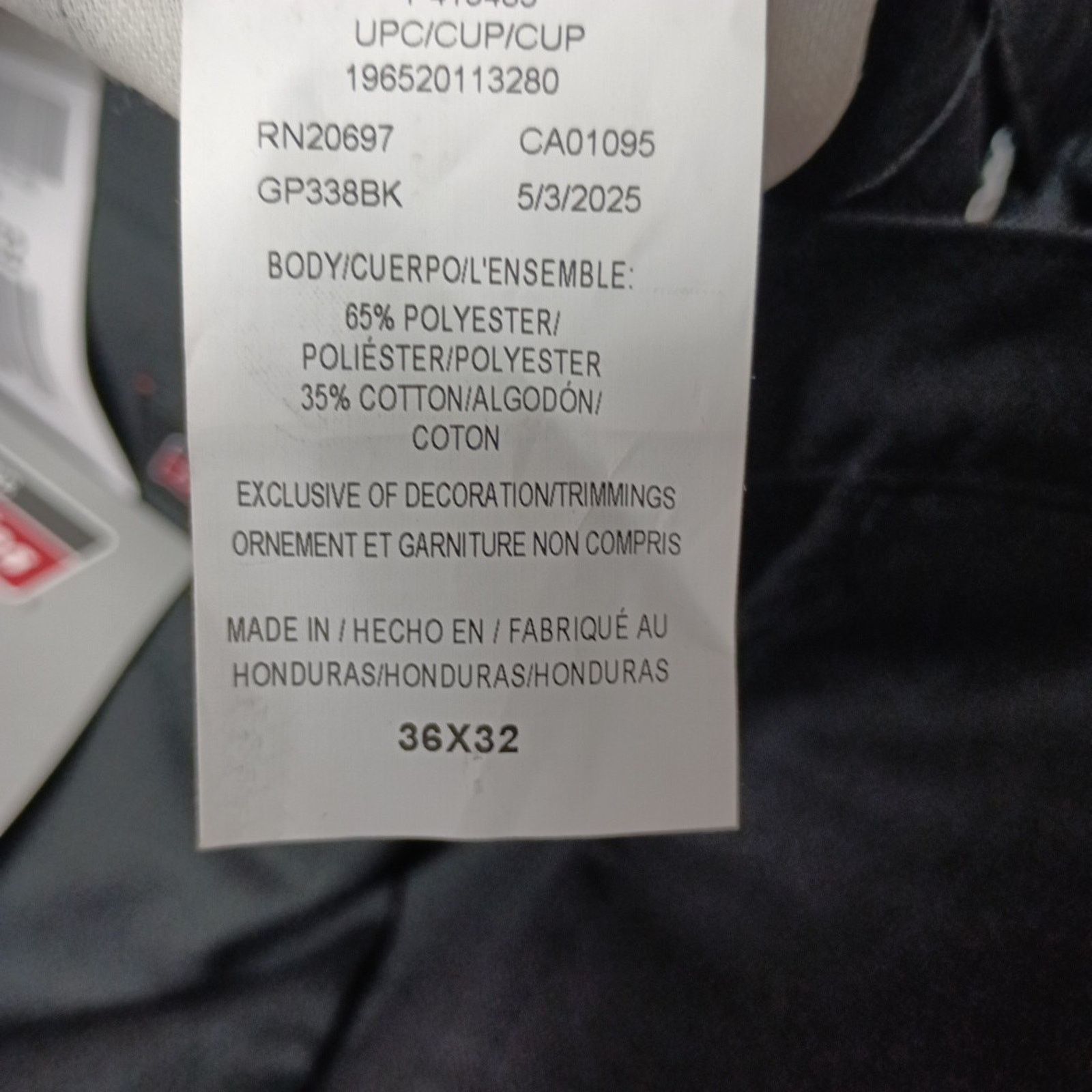 Dickies Dickies Men's Black Cargo Pants Size 36x32 Regular Straight Size US 36 / EU 52 - 5 Thumbnail