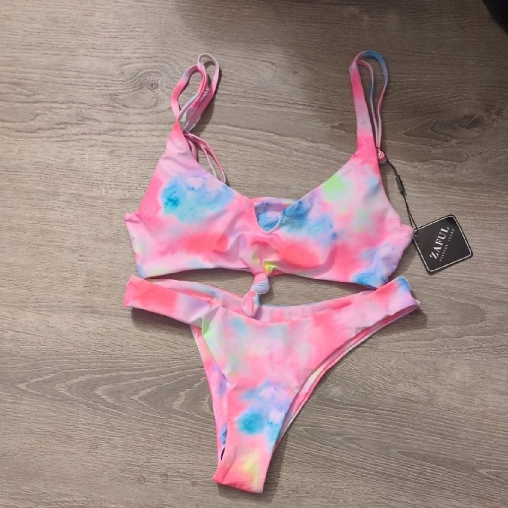 ZAFUL Zaful Tie Dye Bikini Size 6 Size M / US 6-8 / IT 42-44 - 1 Thumbnail