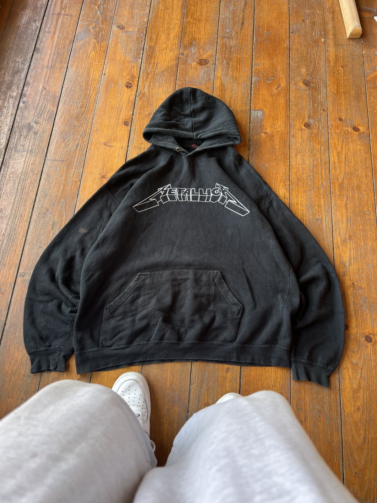 Band Tees VINTAGE METALLICA SNANE RING GRAPHIC BOXY HOODIE METAL ROCK Size US L / EU 52-54 / 3 - 3 Thumbnail