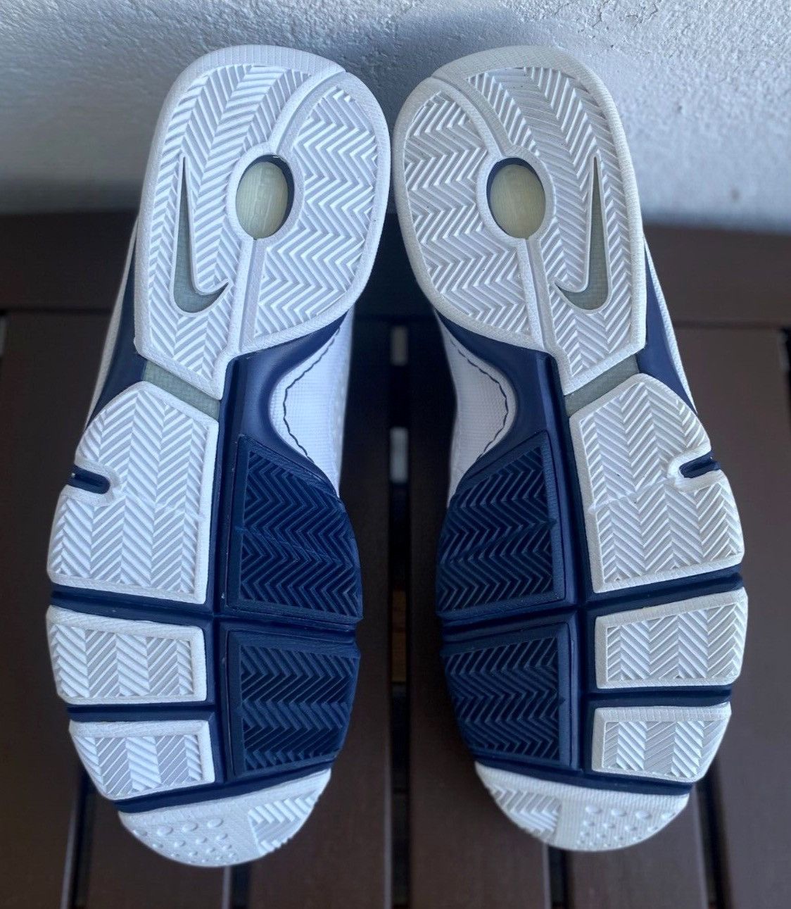 Nike 2007 Nike Zoom Uptempo 3.0 "White Blue". Size 10,5US/44,5EUR Size US 10.5 / EU 43-44 - 6 Thumbnail