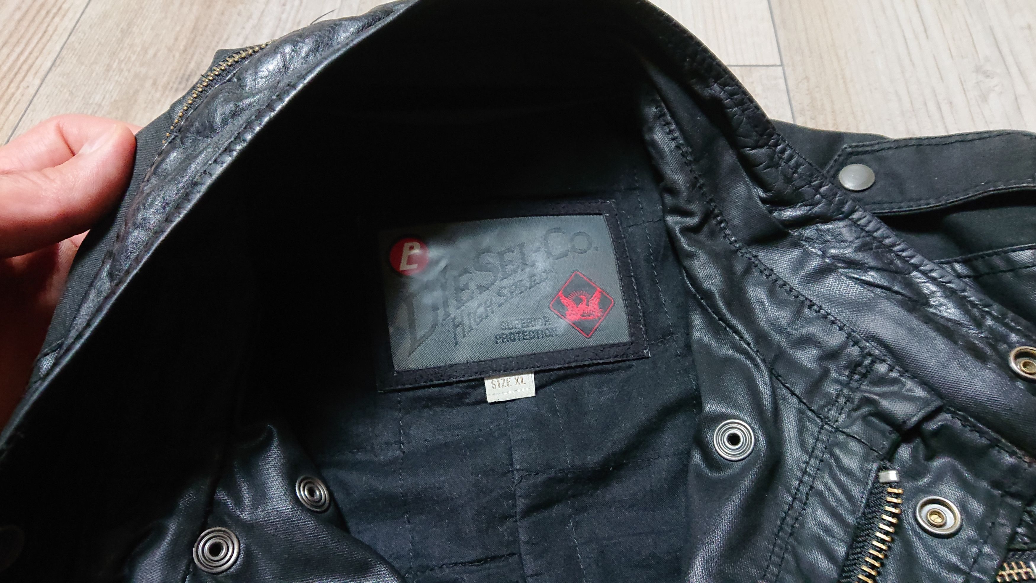 Diesel Vintage Diesel Y2k 90s Leather Biker Military Jacket Black Size US XL / EU 56 / 4 - 5 Thumbnail
