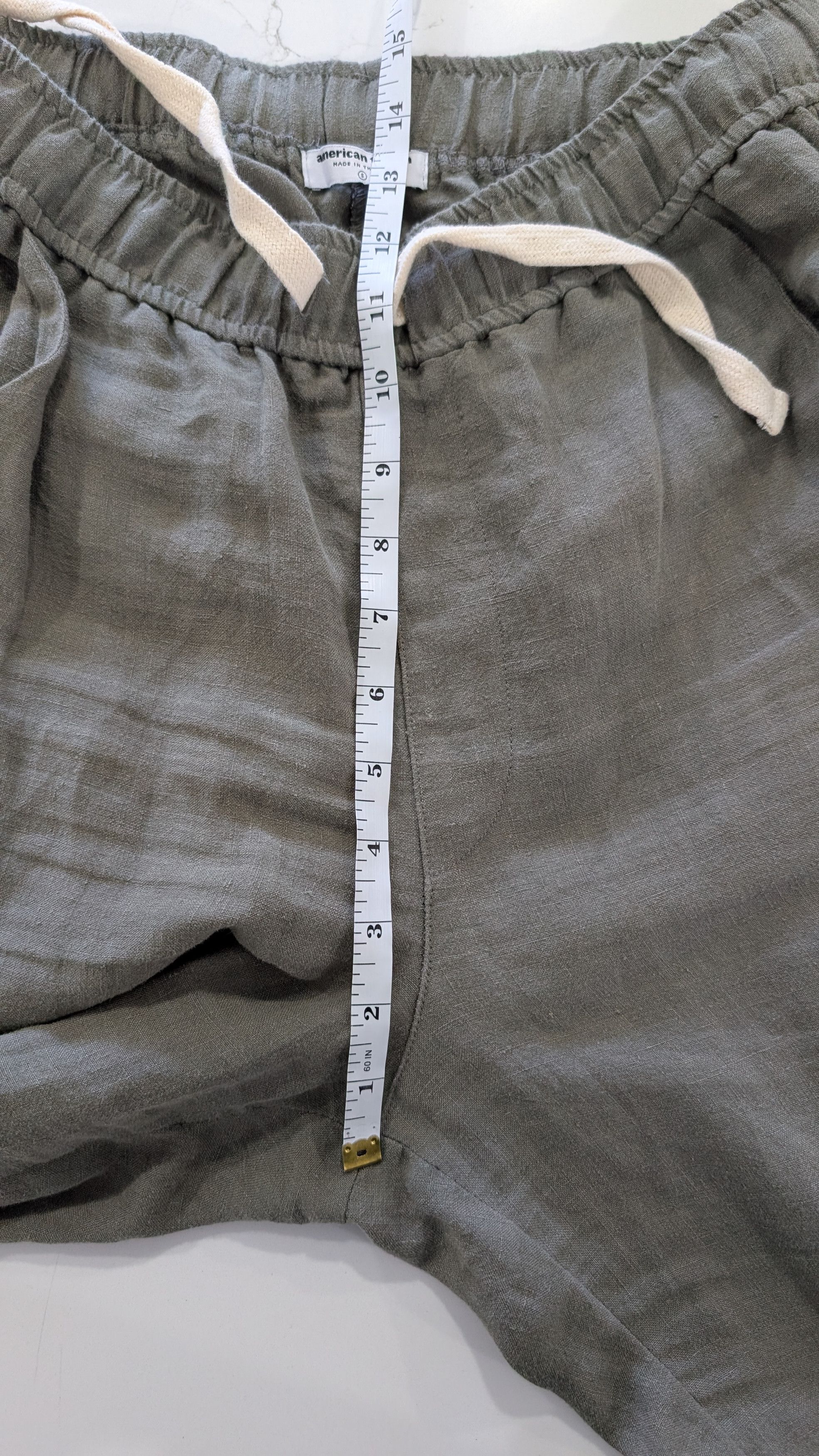 American Trench American Trench Linen Easy Pant Olive Green Size S Size US 31 - 9 Thumbnail