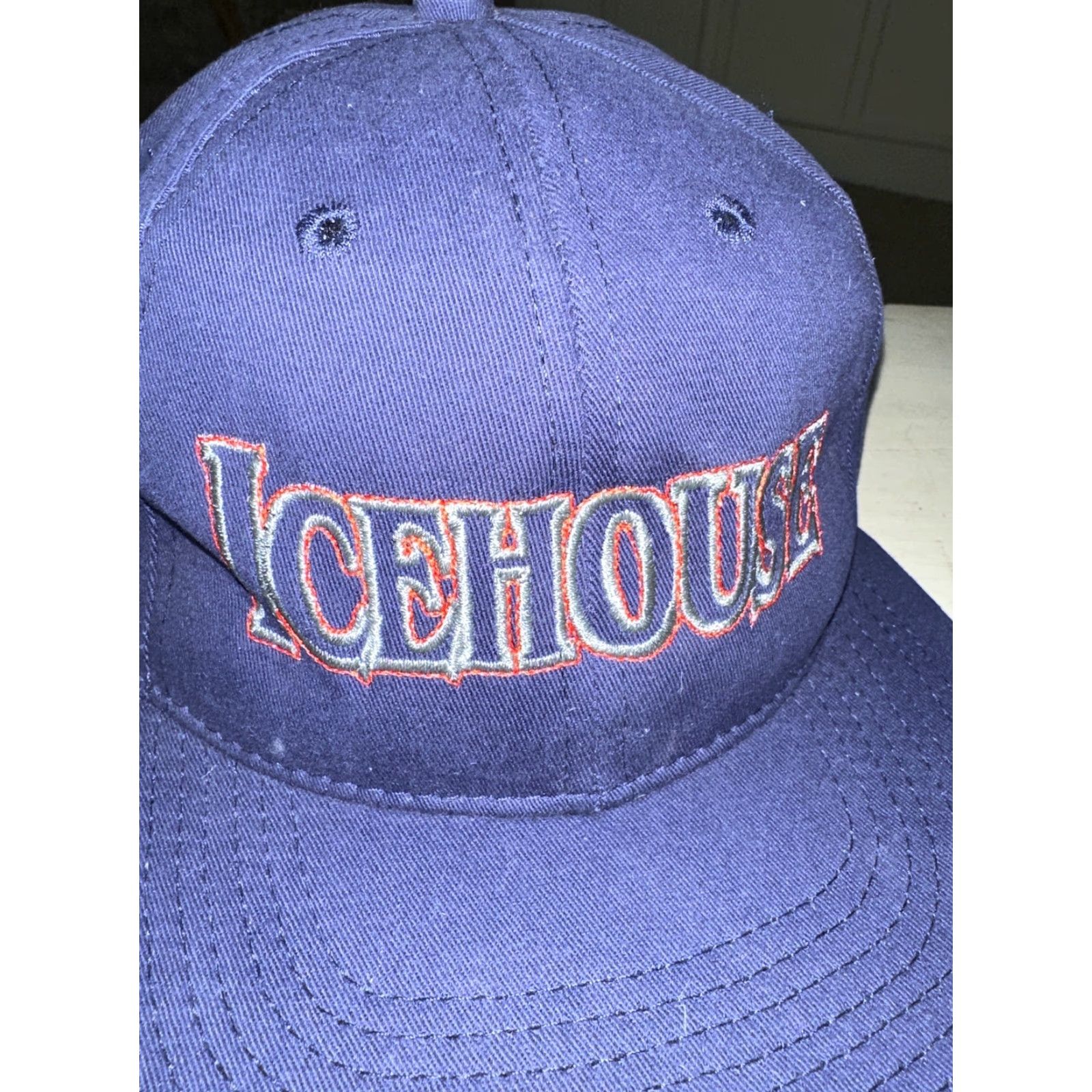 Vintage VINTAGE ICEHOUSE Beer Hat Cap Baseball Cap Men One Size Blue 90s Snapback USA Size ONE SIZE - 2 Thumbnail